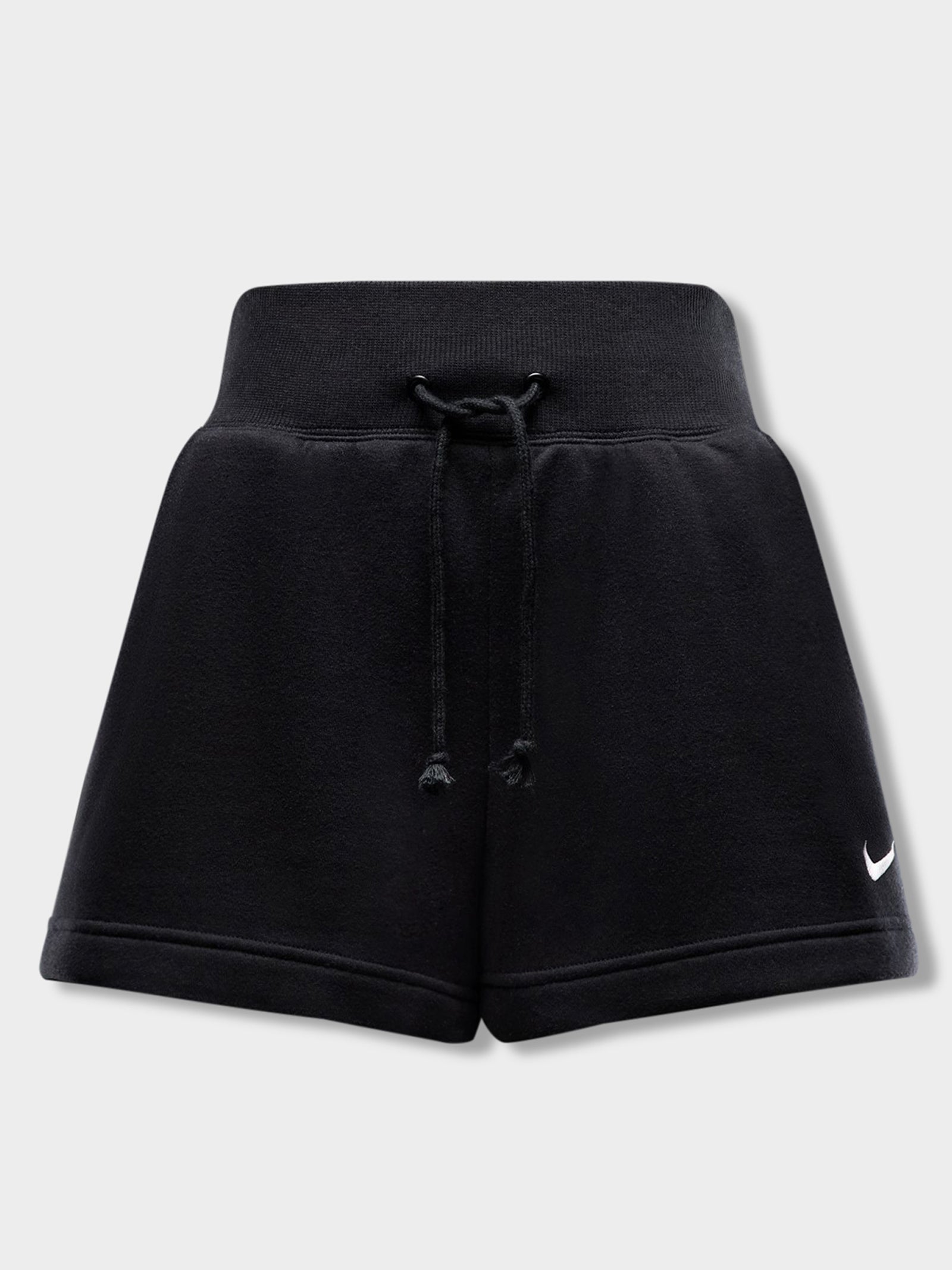 Sportswear Phoenix Fleece High Waisted Shorts in Black & Sail