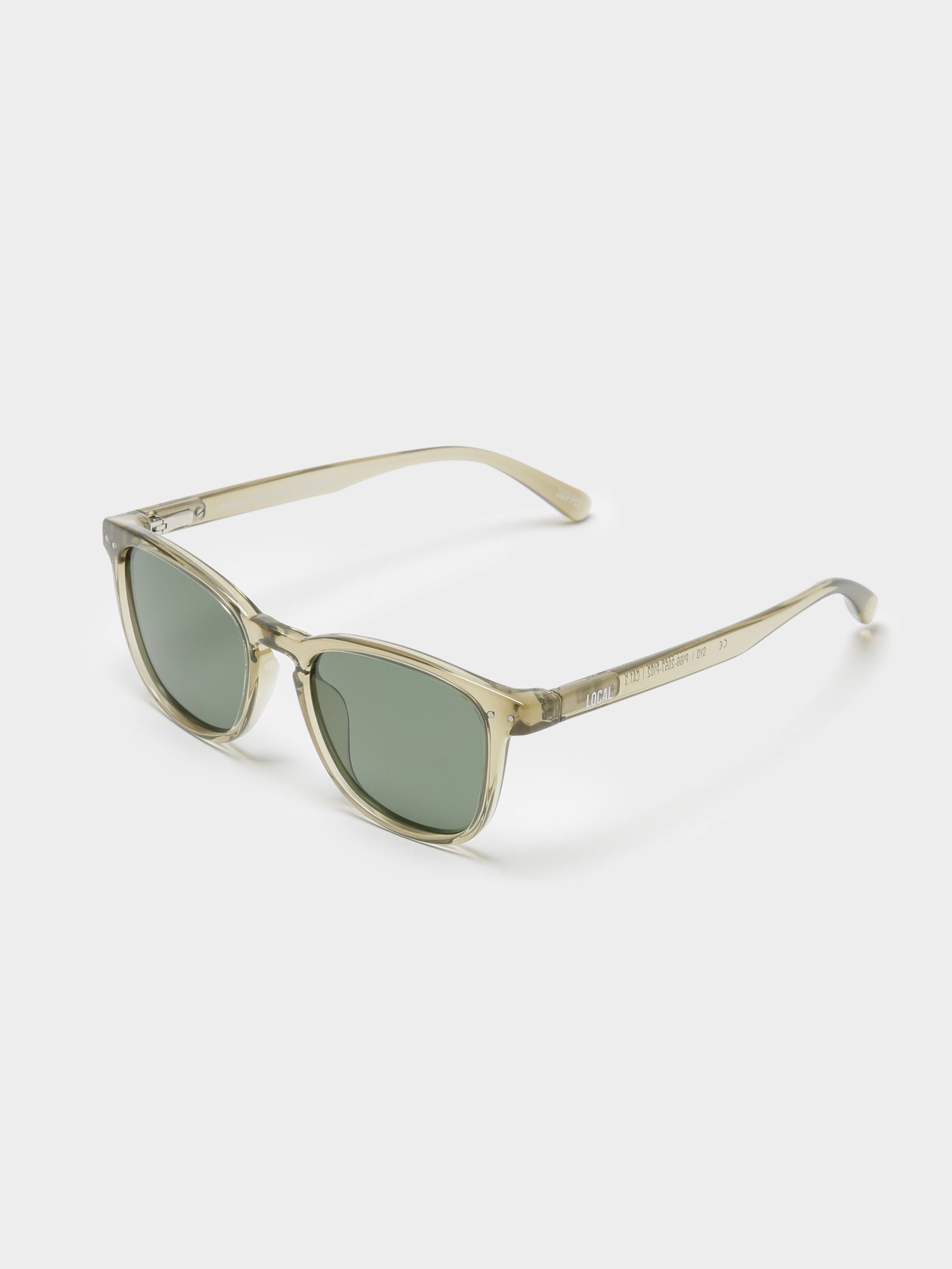 Syd Sunglasses in Ochre Green