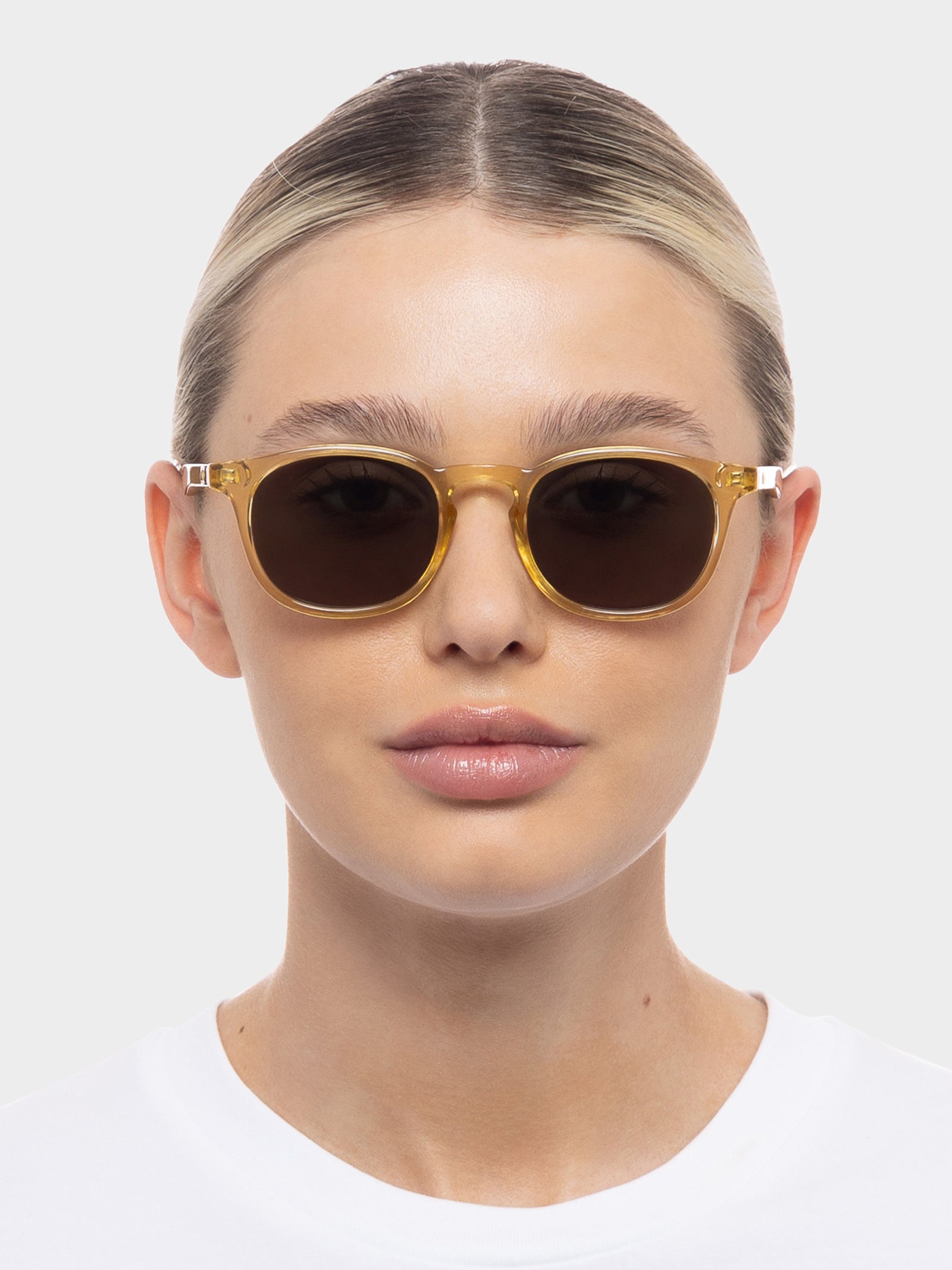 Club Royale Sunglasses in Butterscotch Khaki Mono