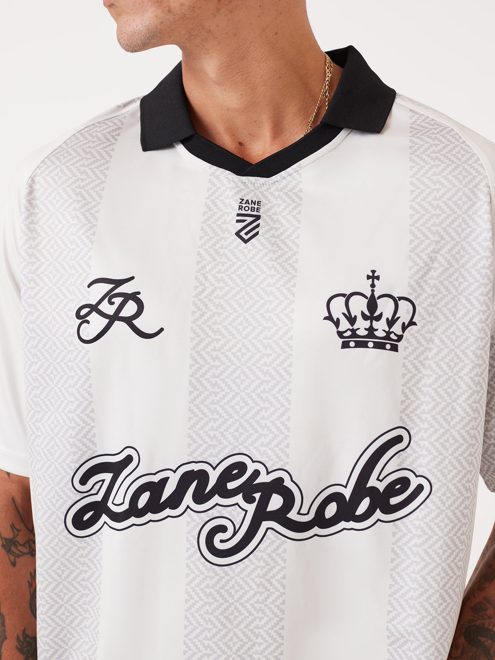 Classique Football Jersey In Vintage White