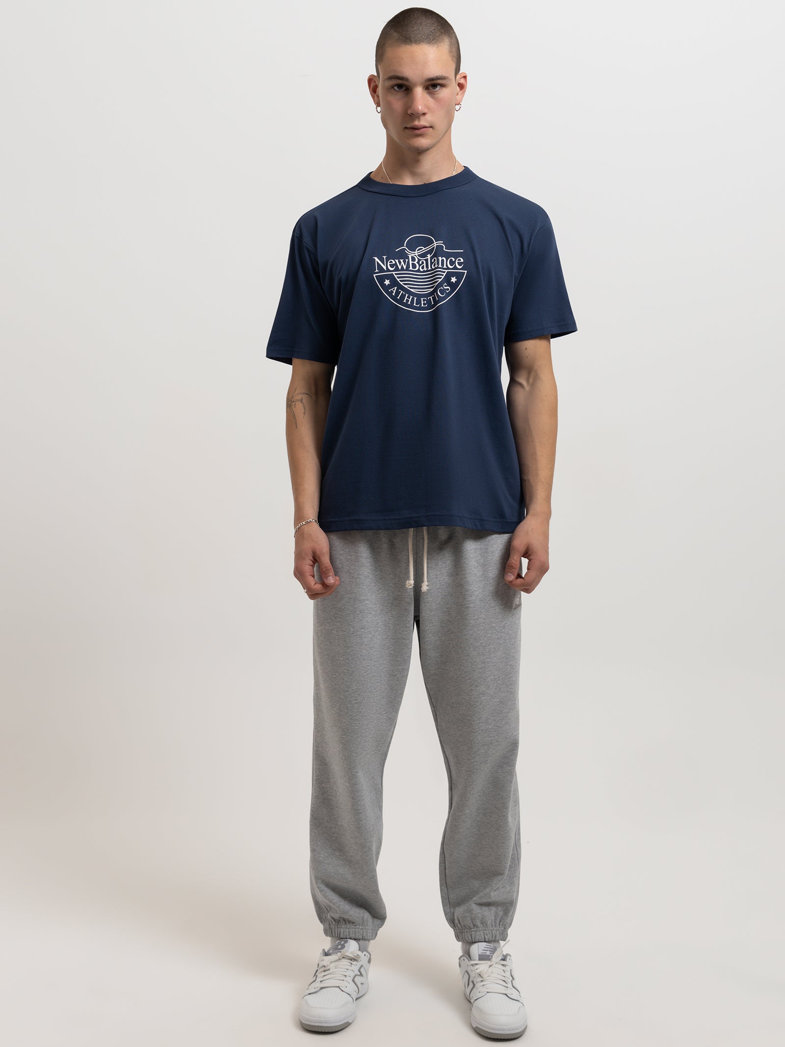 Athletics Archive Graphic T-Shirt in Navy