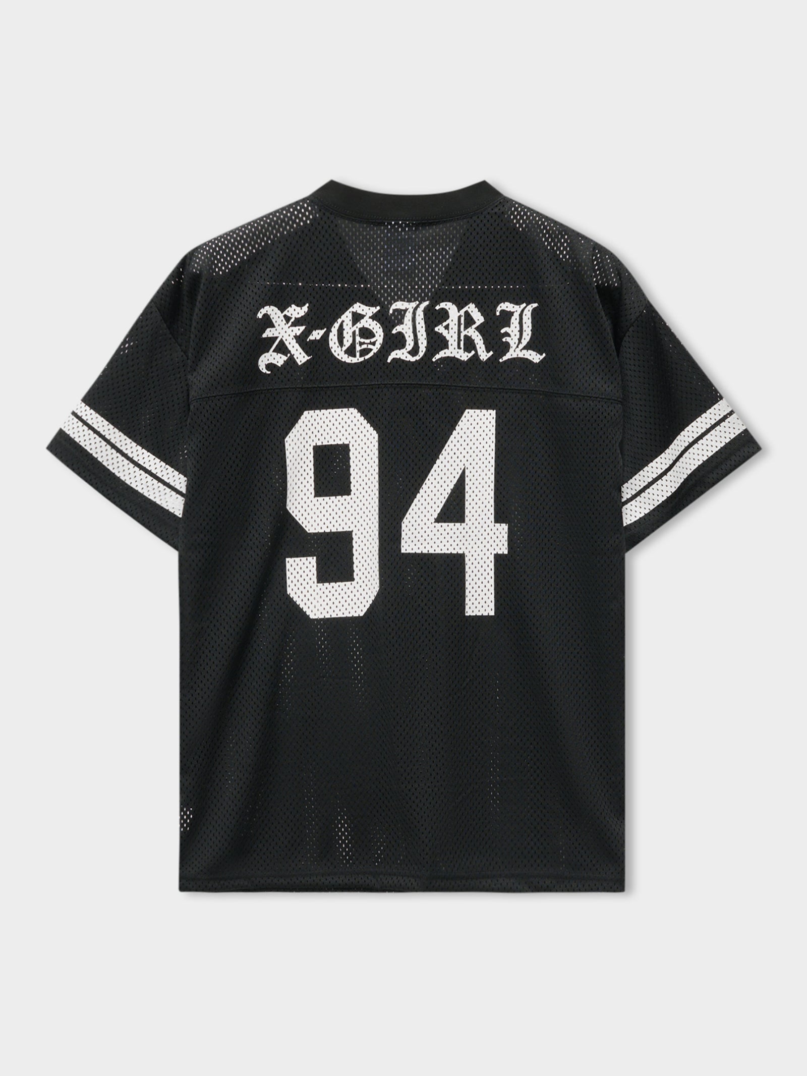 Blackletter Mesh Football Tee