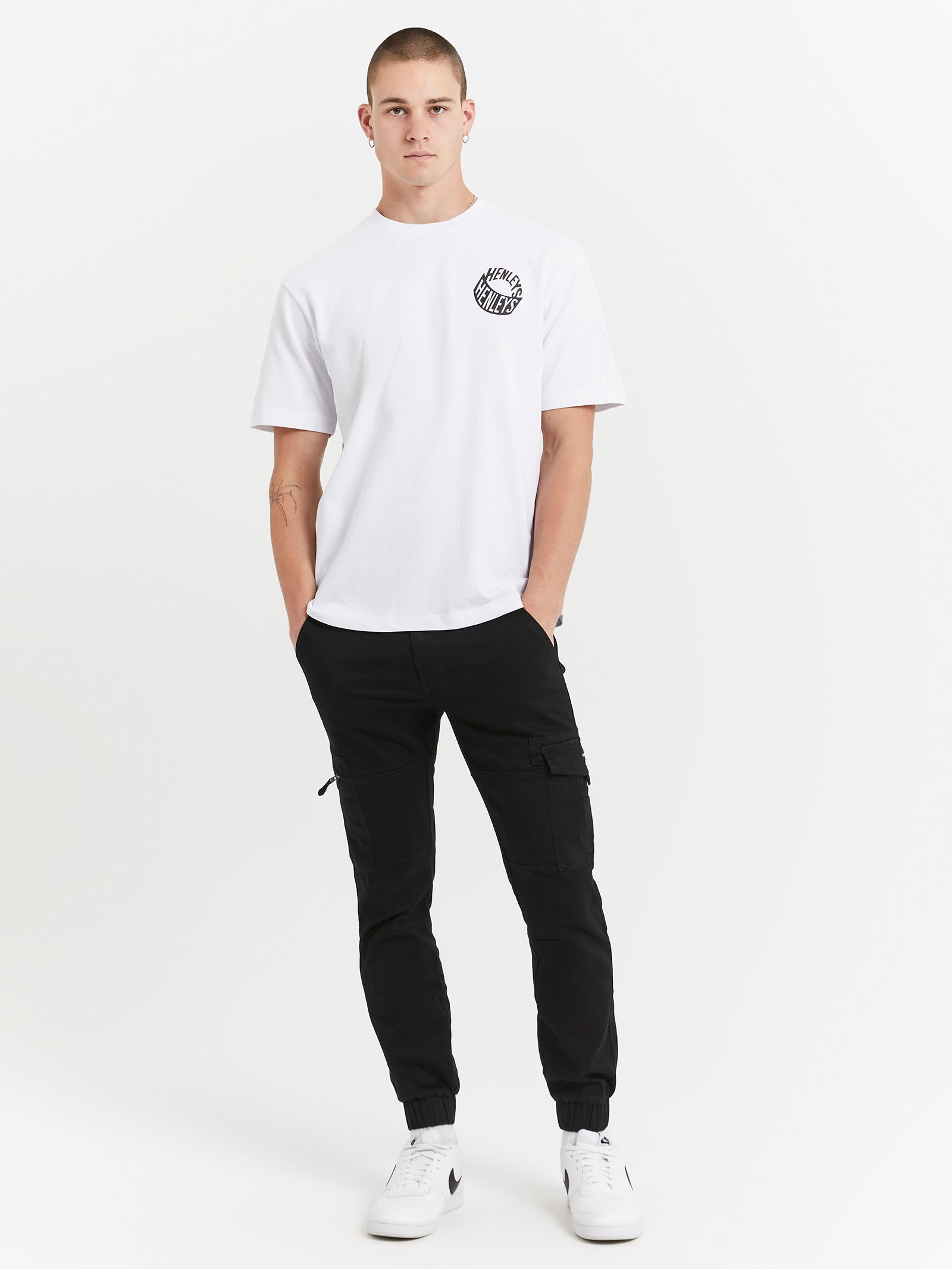 Rings Reflective T-Shirt in White