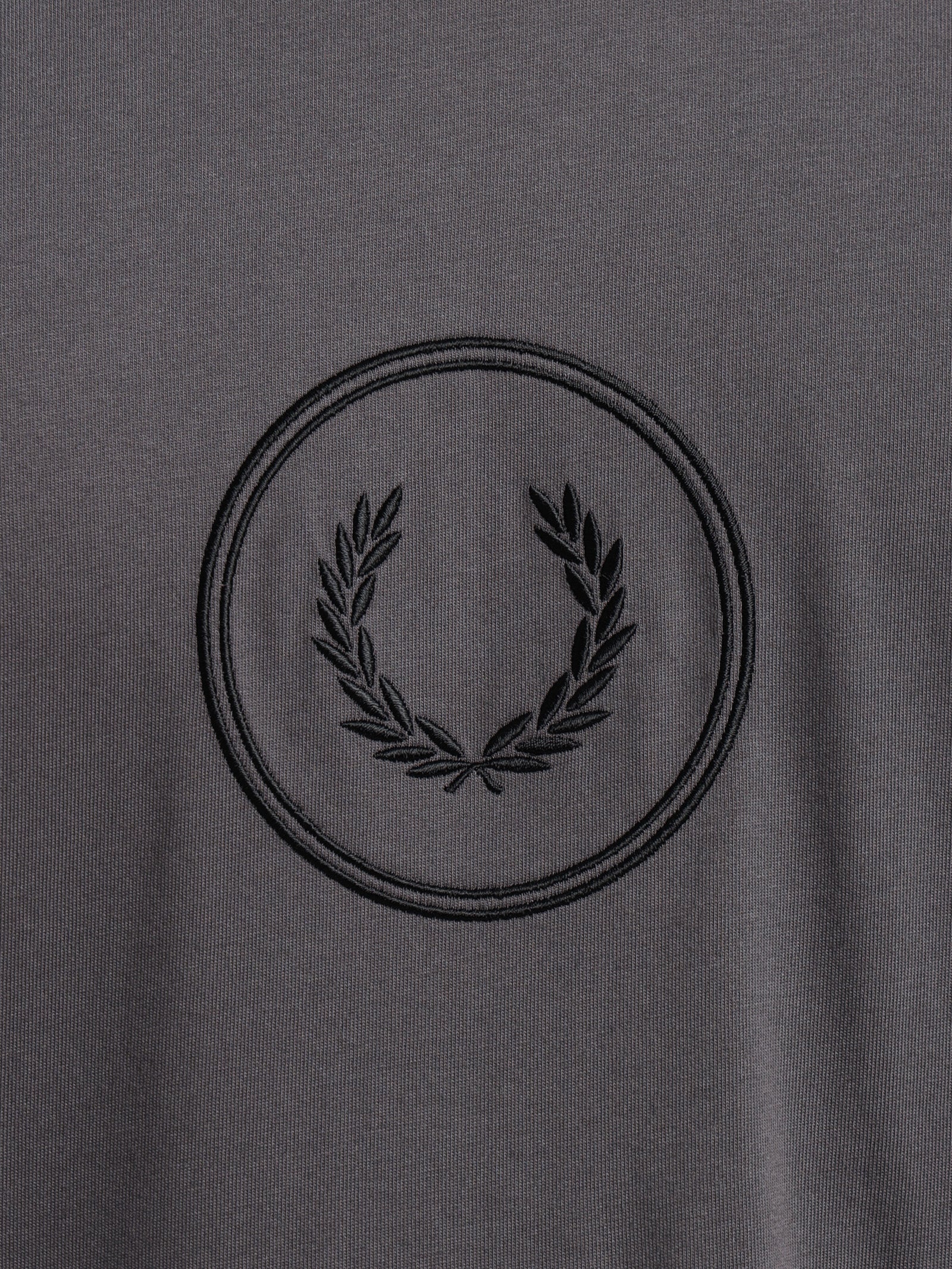 Circle Branding T-Shirt in Grey Gunmetal