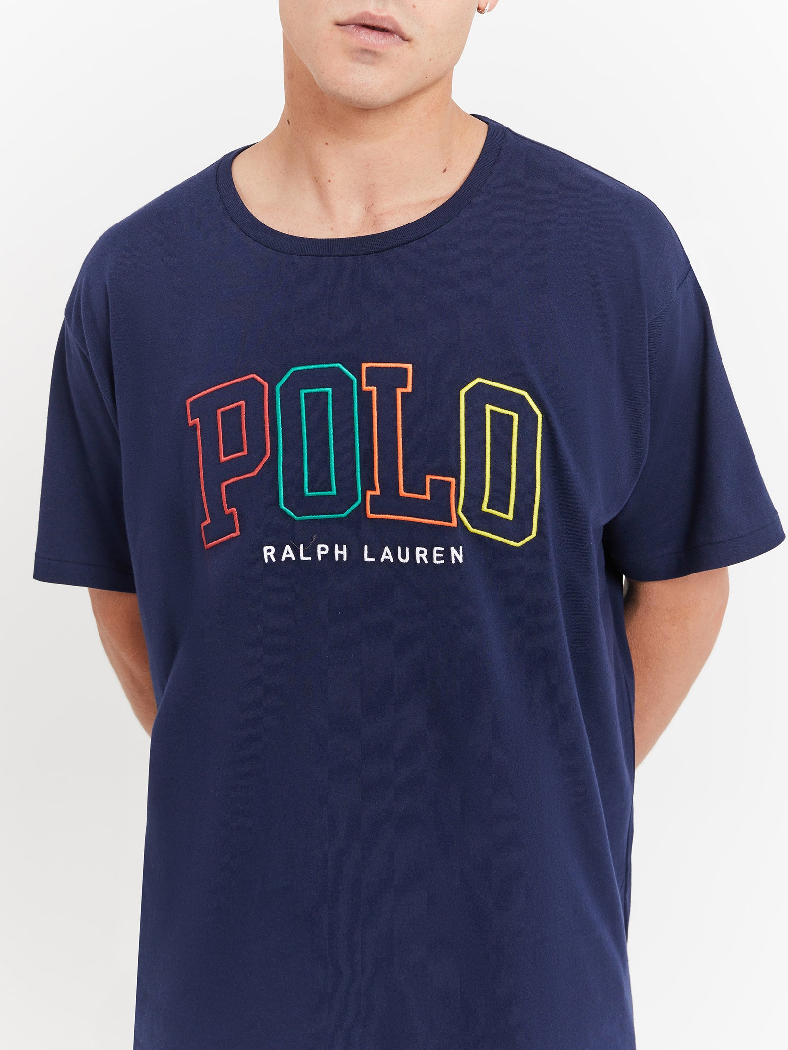 Jersey Short Sleeve T-Shirt in Cruise Navy