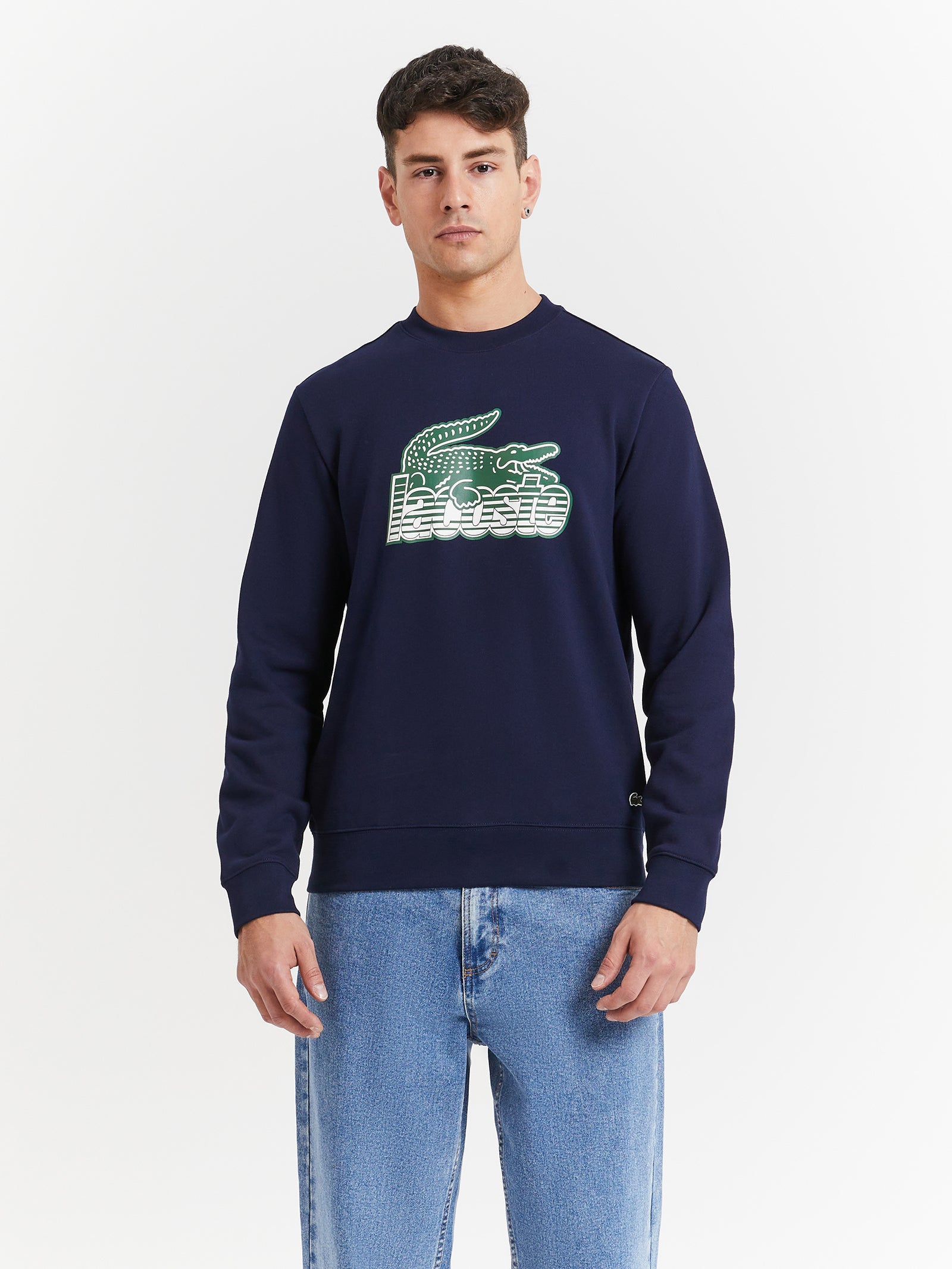 Neo Heritage Crew Neck Sweat in Navy