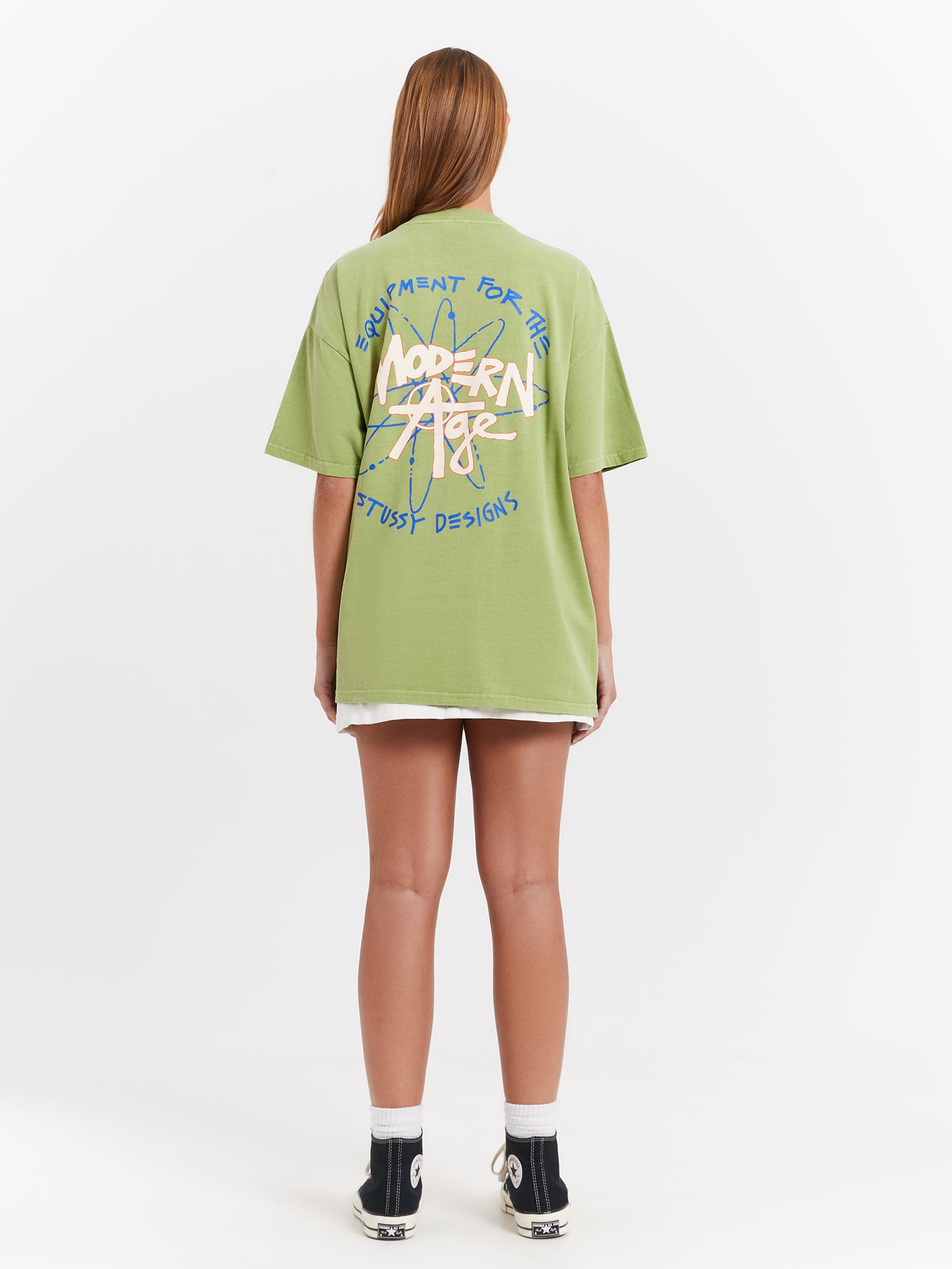 Modern Age Heavyweight Relaxed T-Shirt in Green Tea