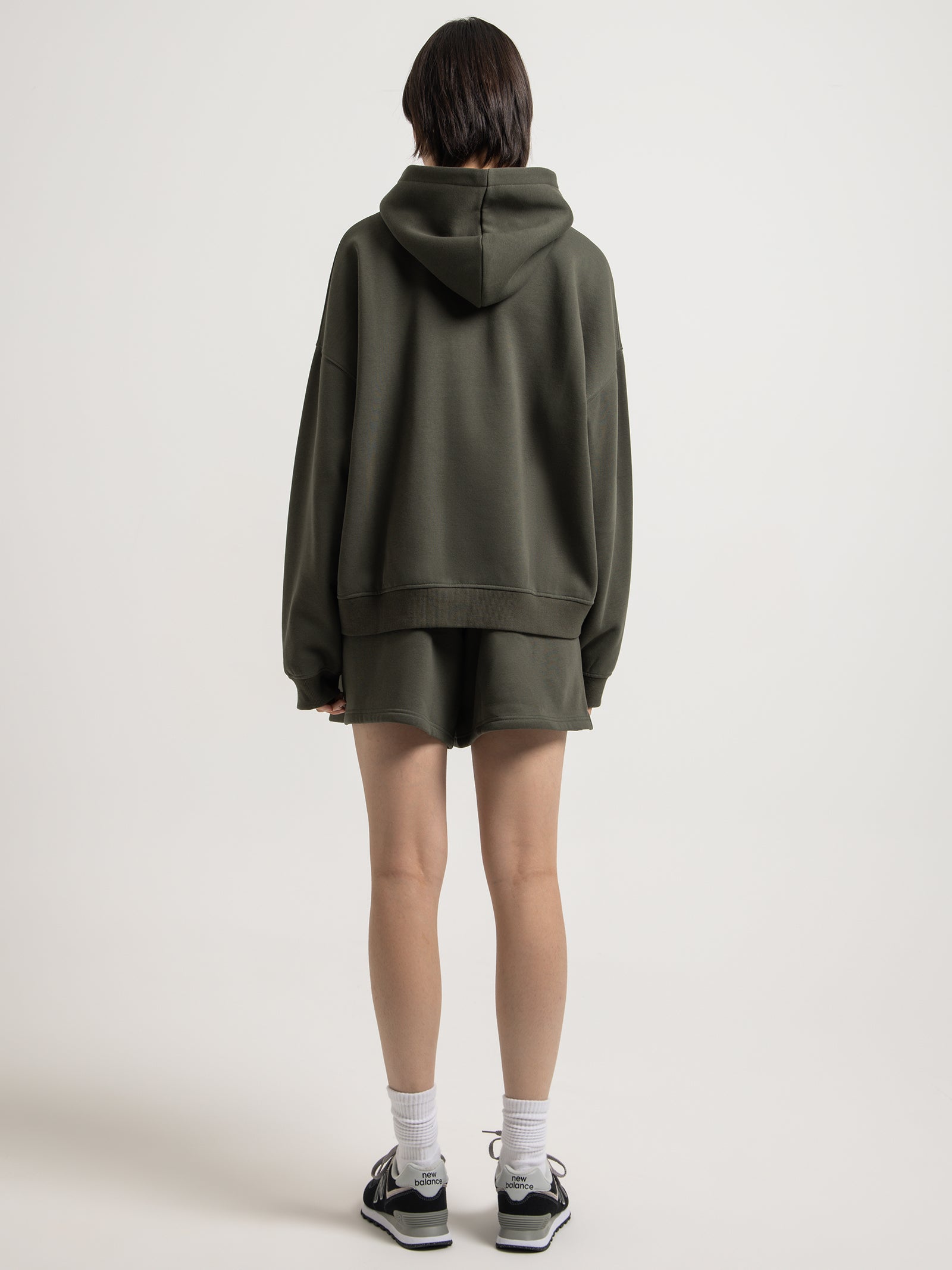 Carter Curated Hoodie in Hunter Green