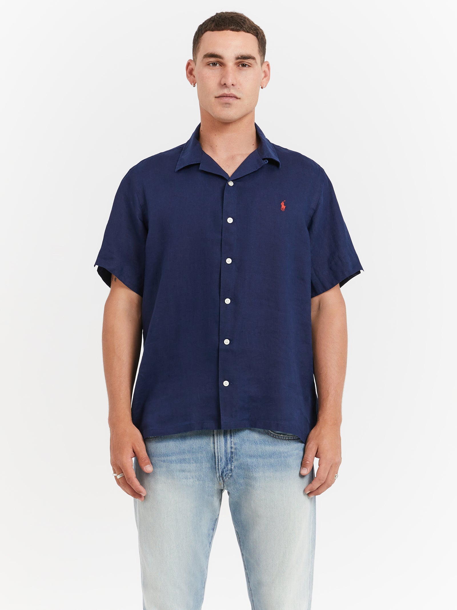 Vacation Shirt in Newport Navy