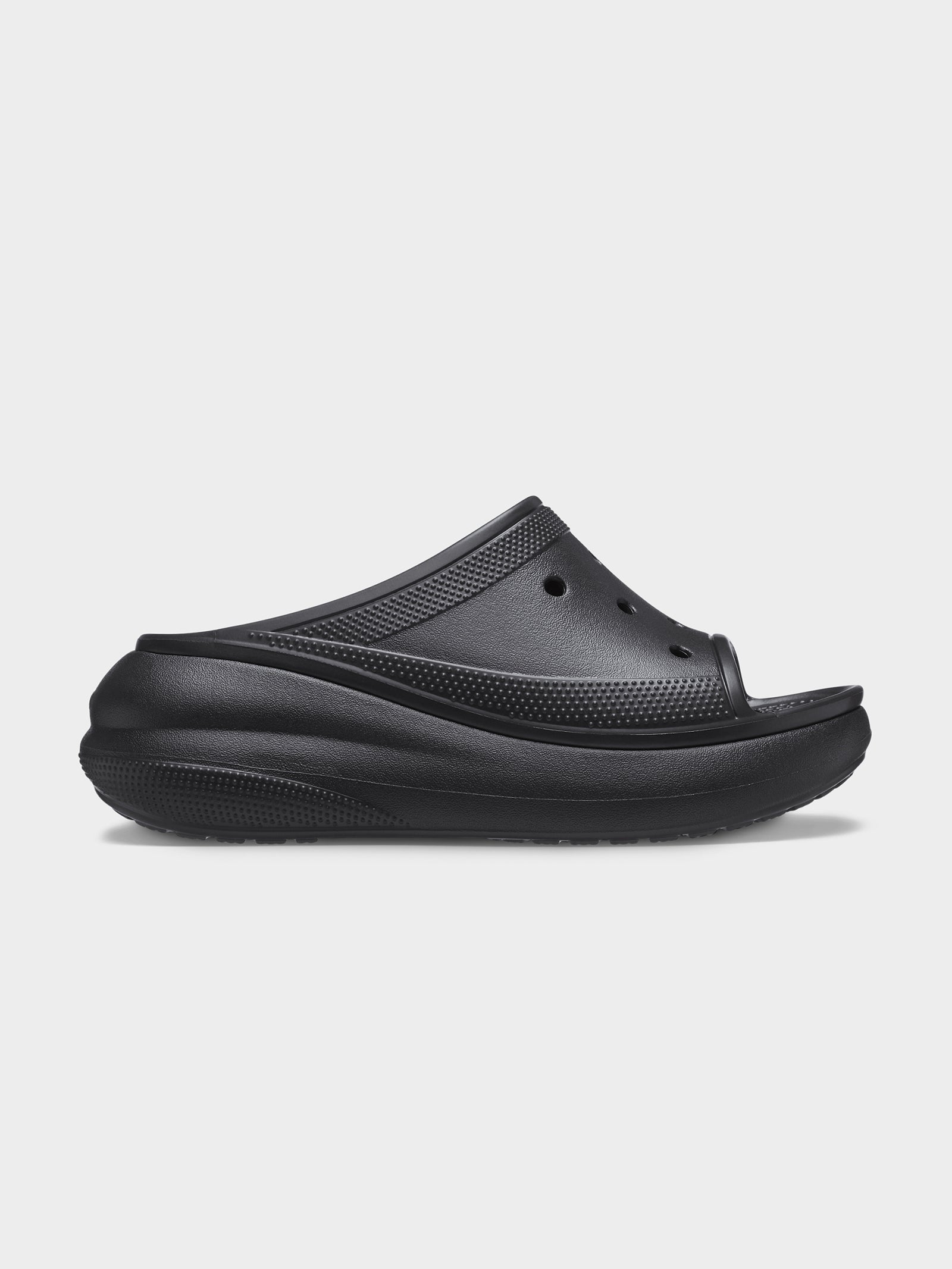 Crush Platform Slides in Black