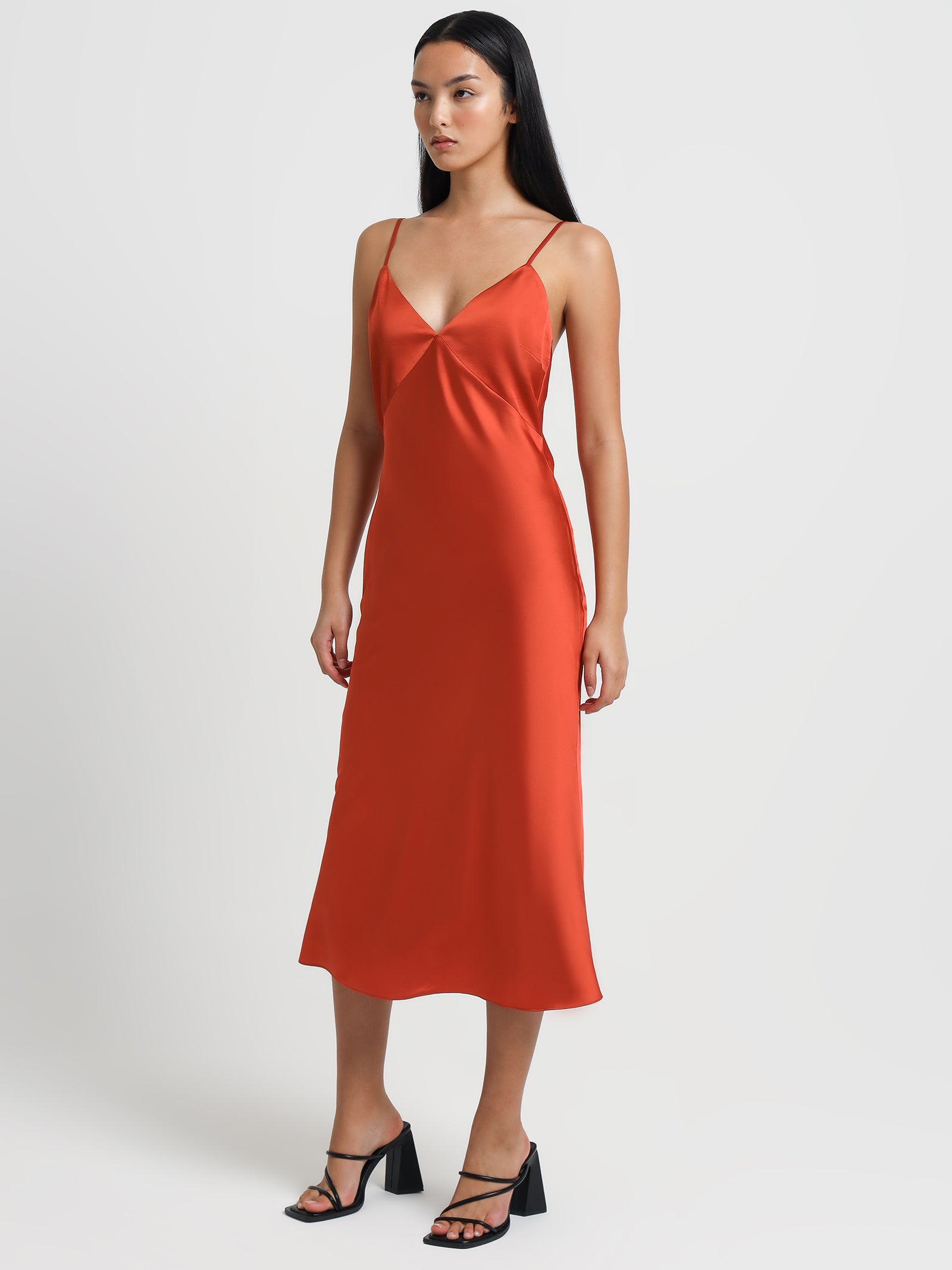 Lolita Slip Dress in Sienna