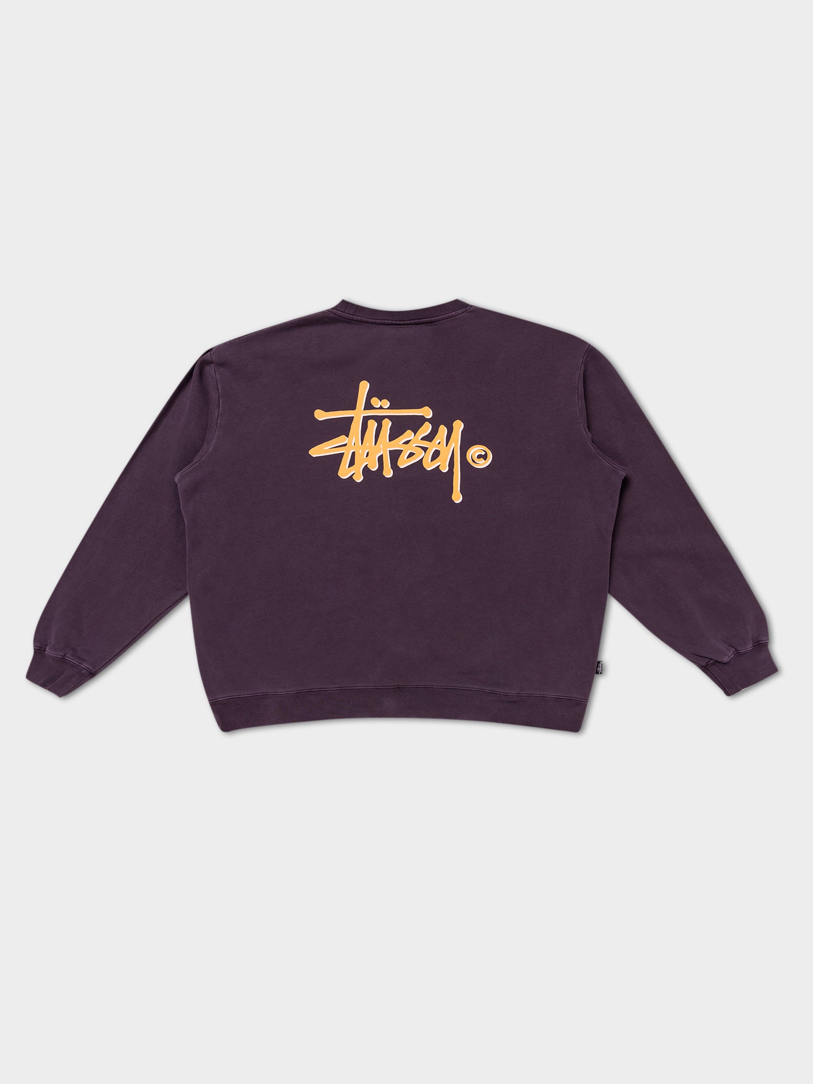 Shadow Graffiti Crew Fleece in Aubergine Purple