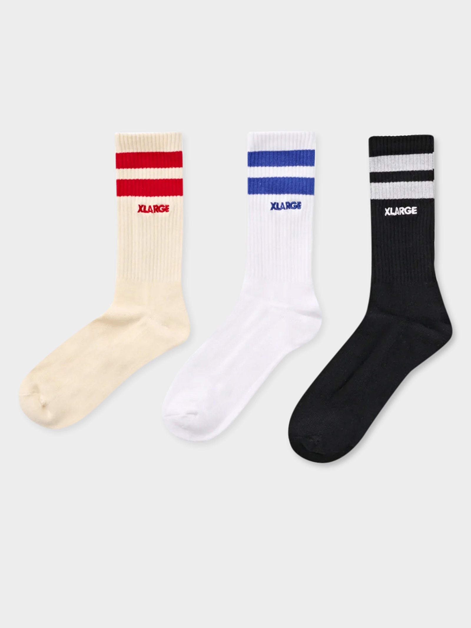 Stripe Organic Sock 3PK