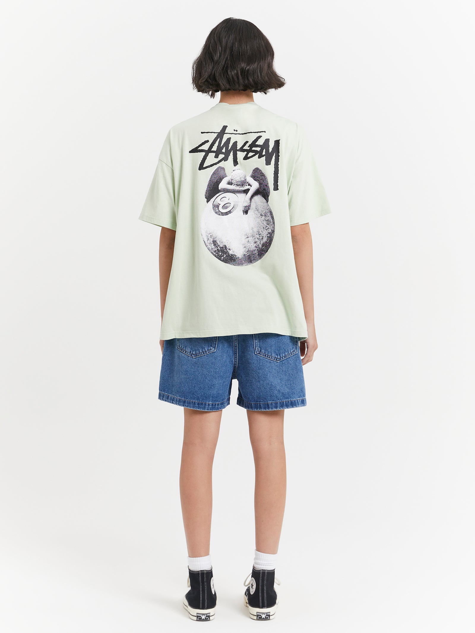 Angel Relaxed T-Shirt in Washed Green