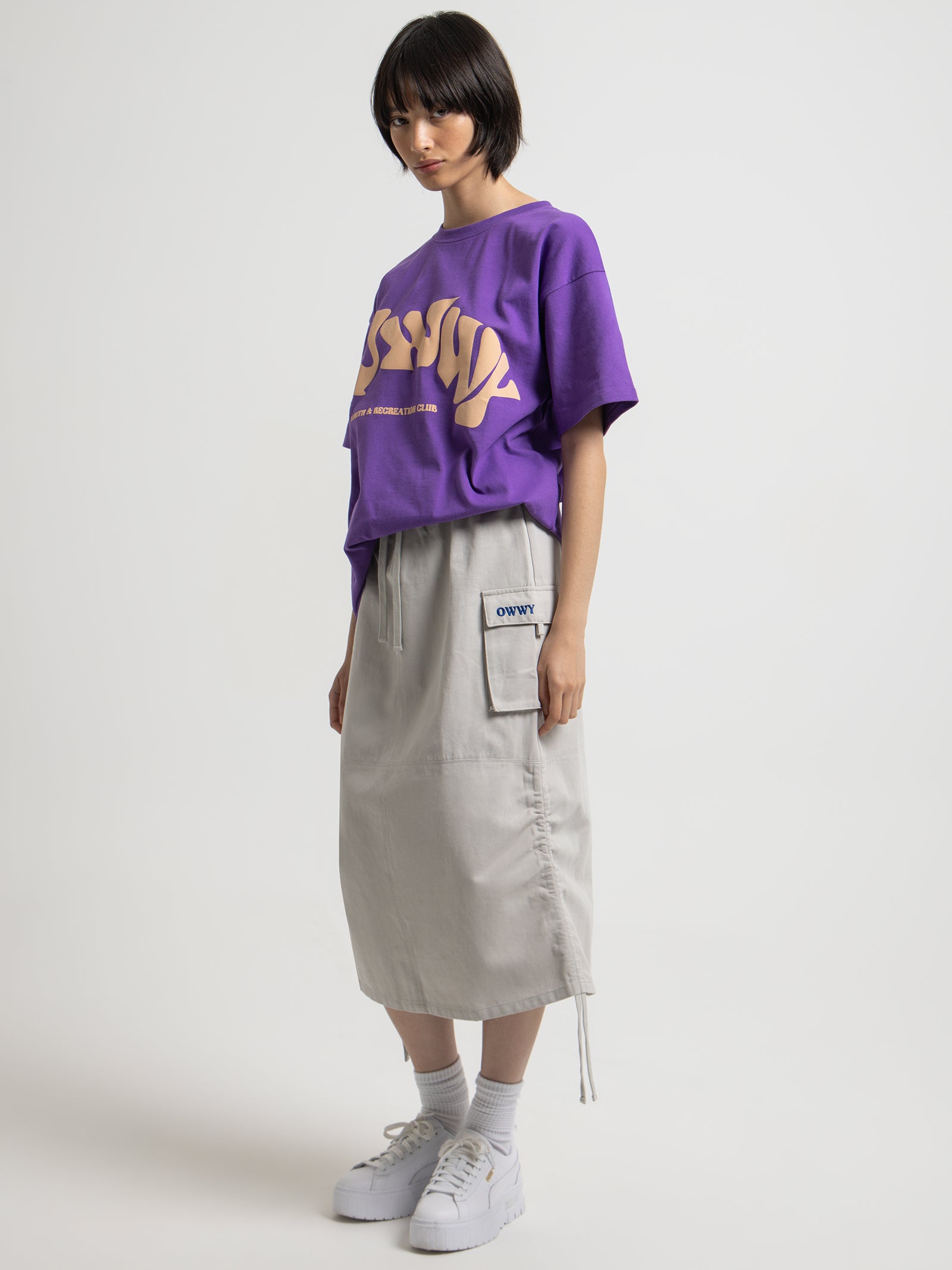 Heavyweight Puff T-Shirt in Grape