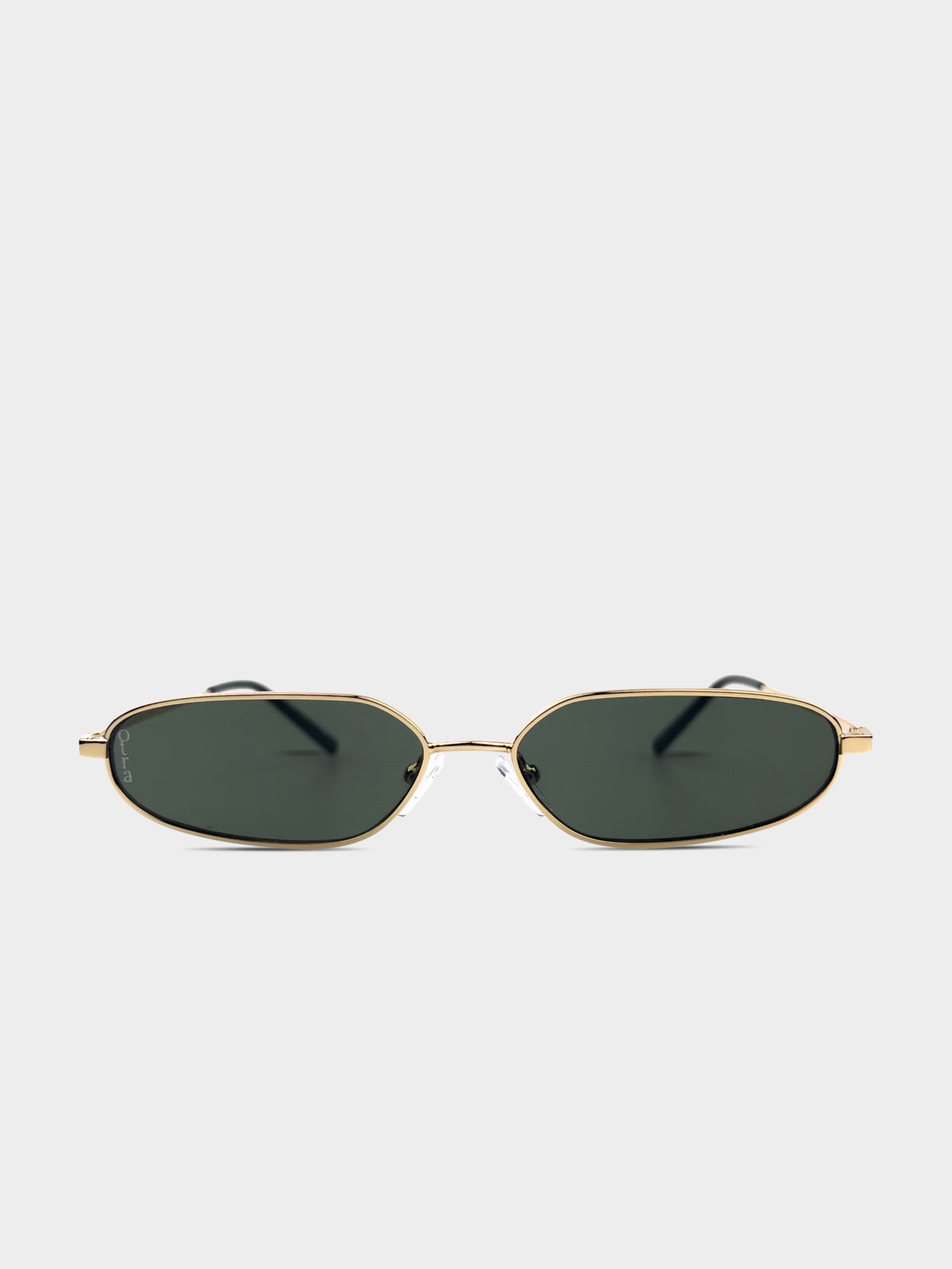 Drew Sunglasses in Gold & Green