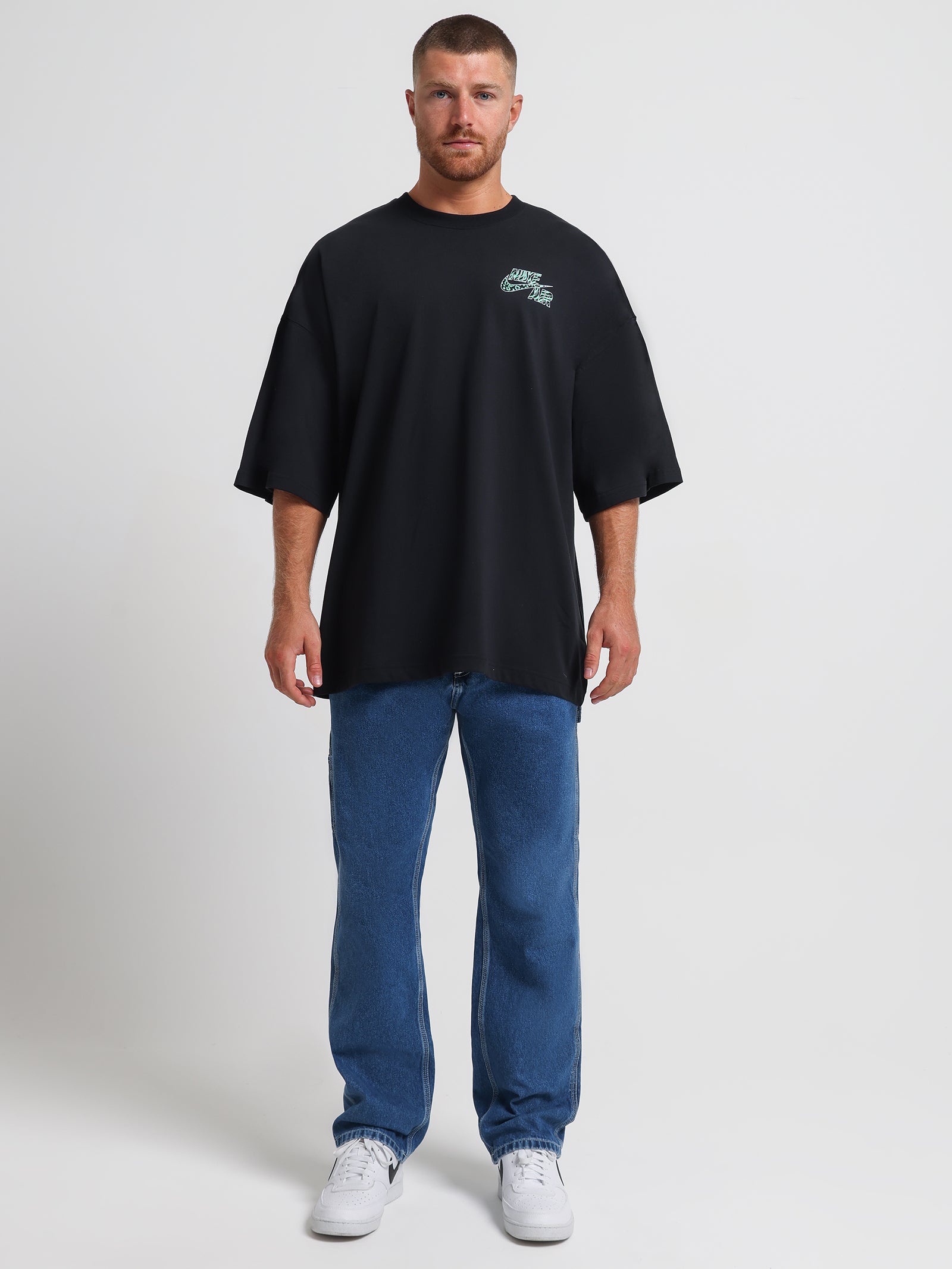 Sportswear Oversized Brandriffs LBR T-Shirt in Black