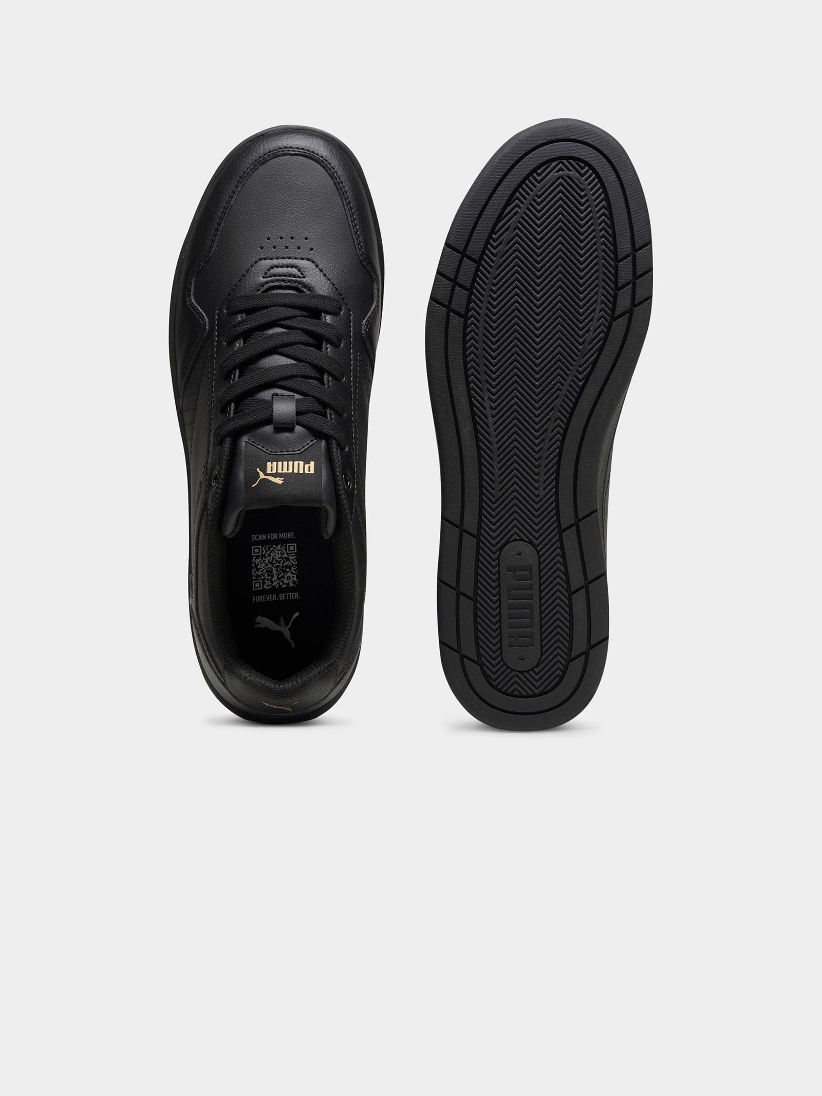 Mens Court Classic Sneaker in Black Gold