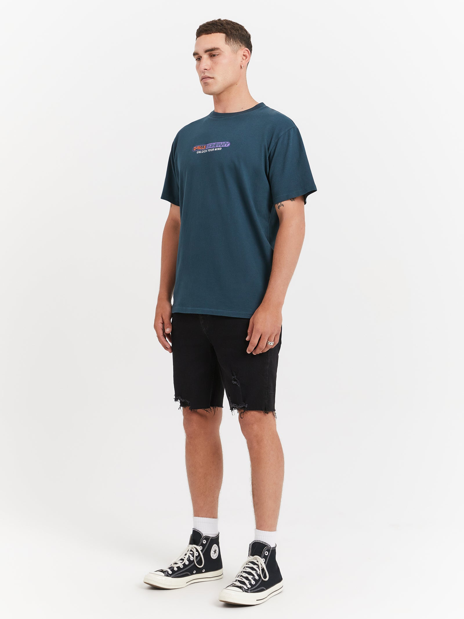 Try It You'll Like It Merch Fit T-Shirt in Jasper Green