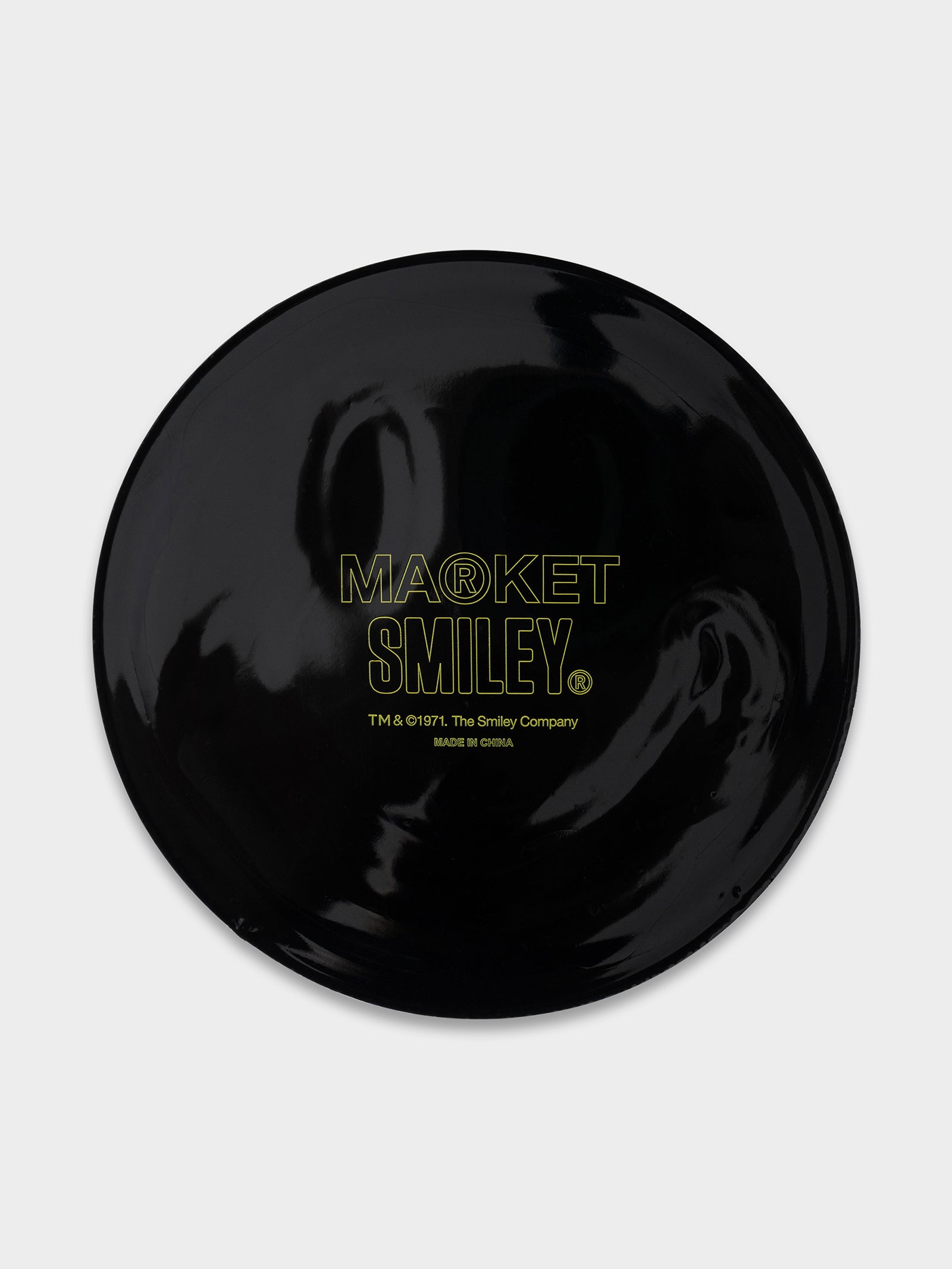 Smiley Coaster Set in Yellow & Black