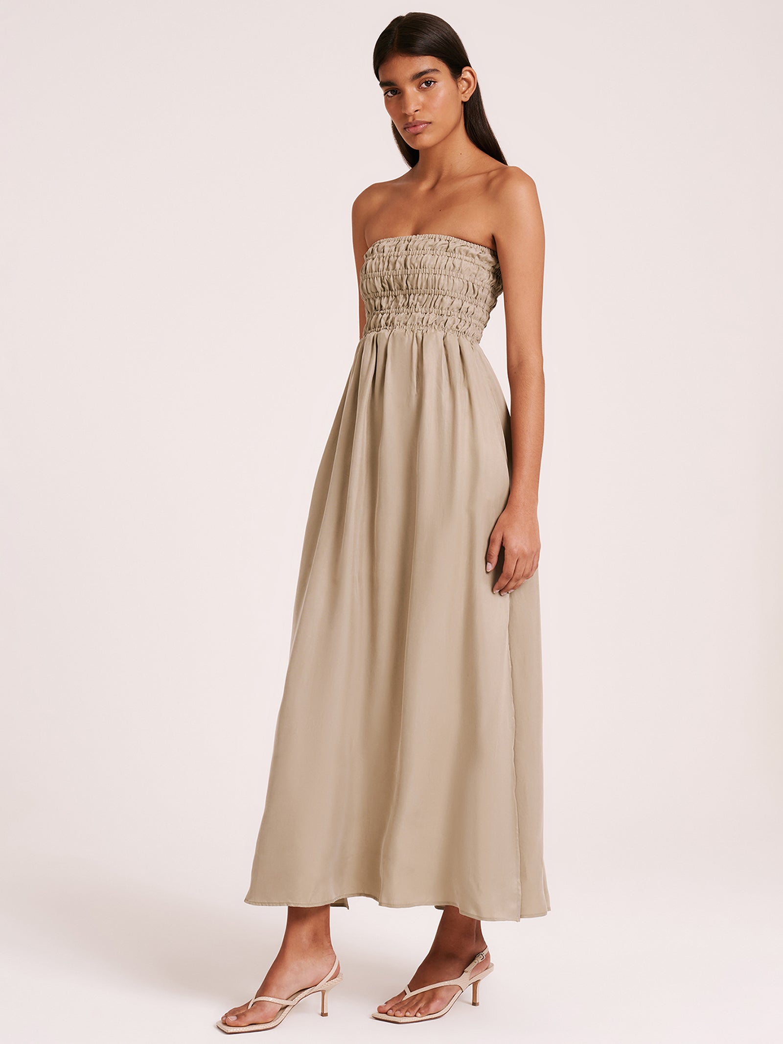 Zuri Maxi Dress in Olive