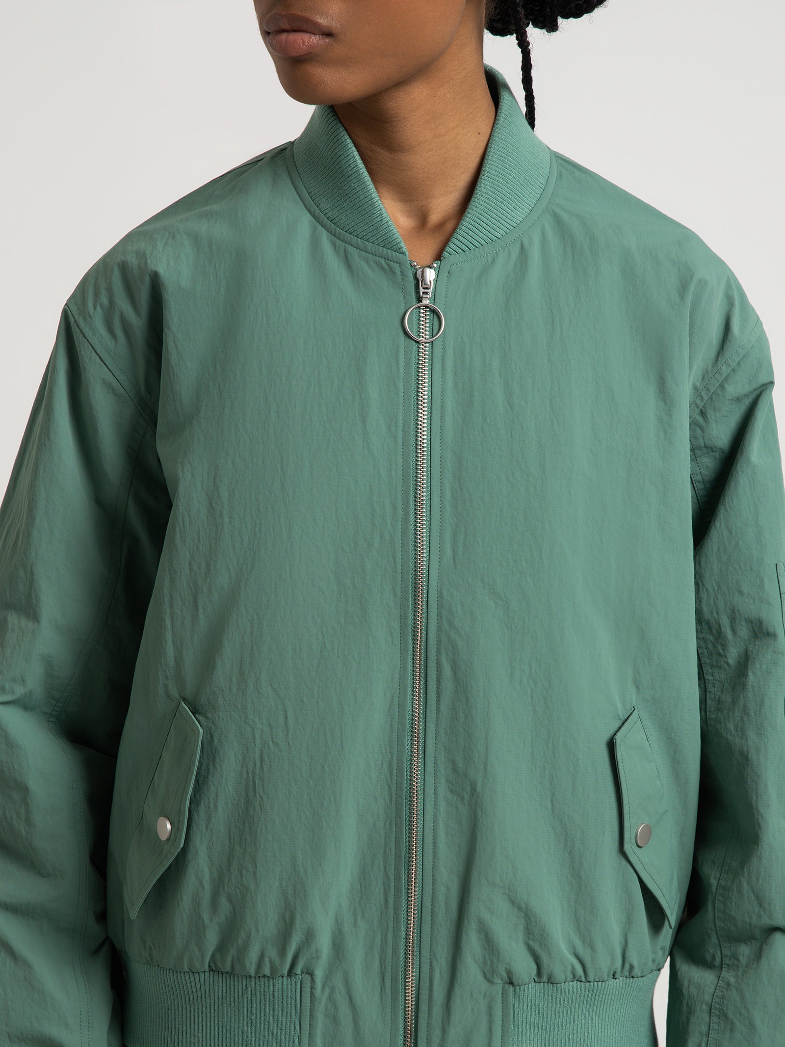 Chicago Bomber Jacket in Pine