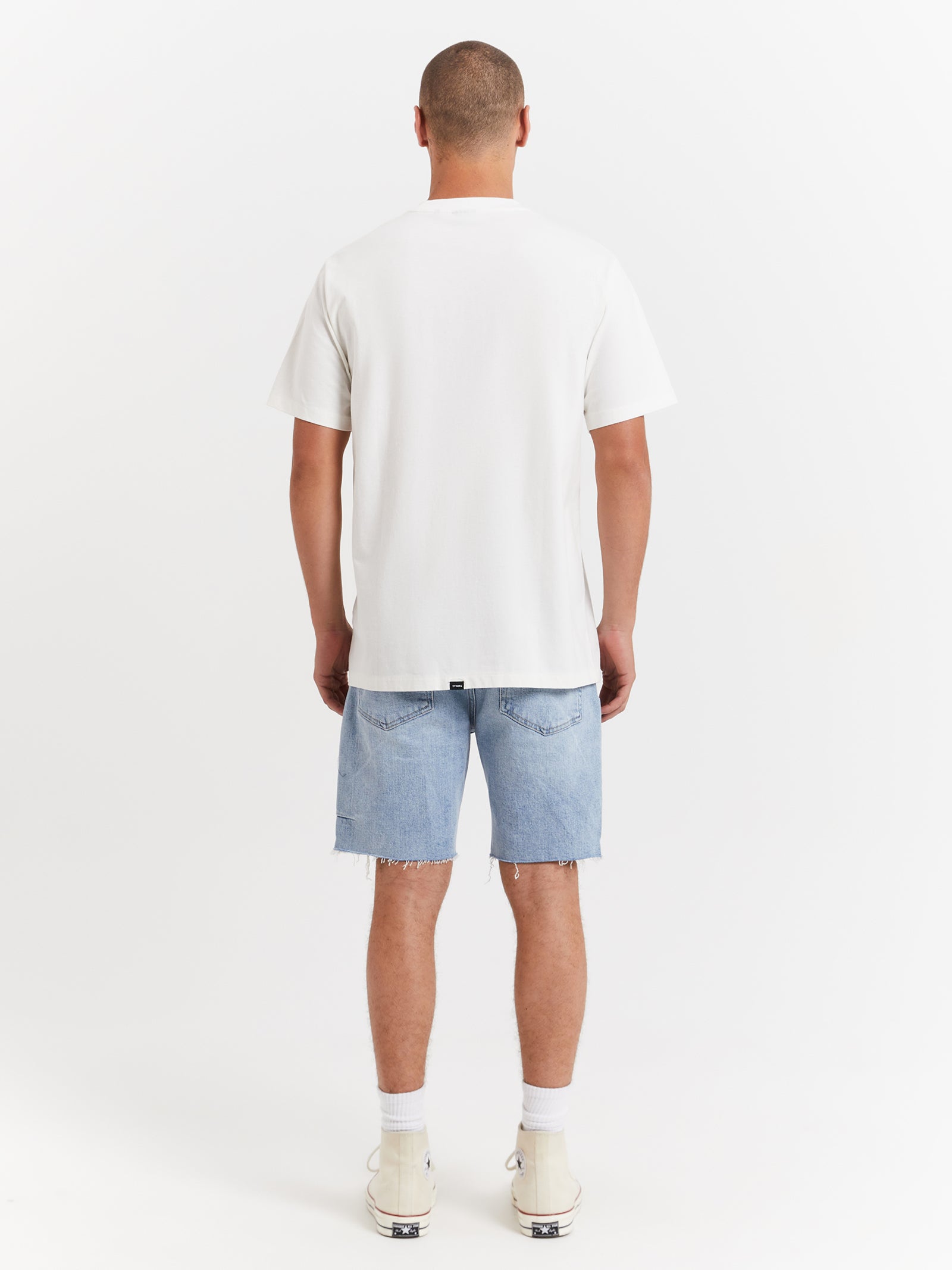 All For One Merch Fit T-Shirt in Dirty White