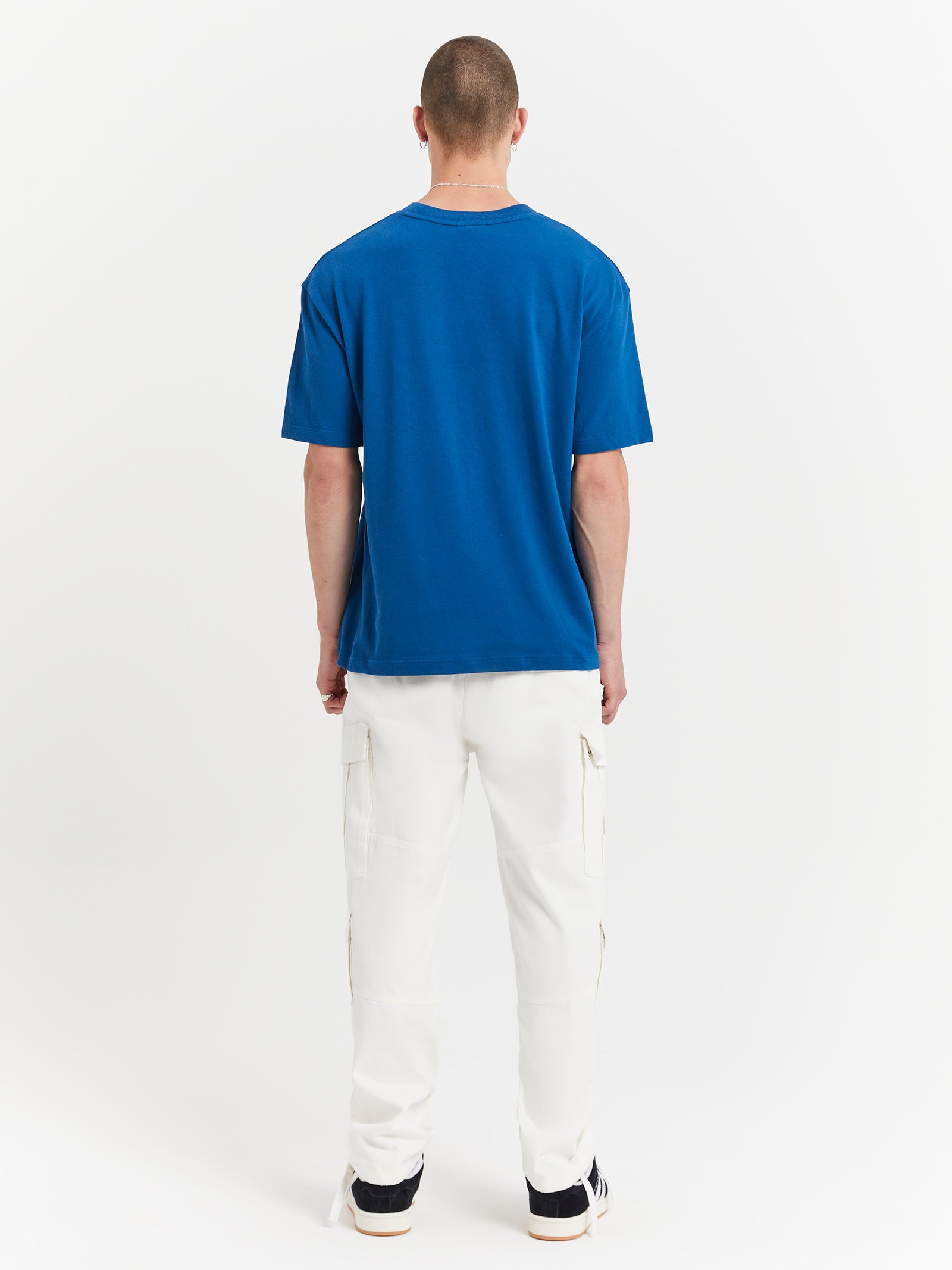 Heritage New Script T-Shirt in Universe Blue