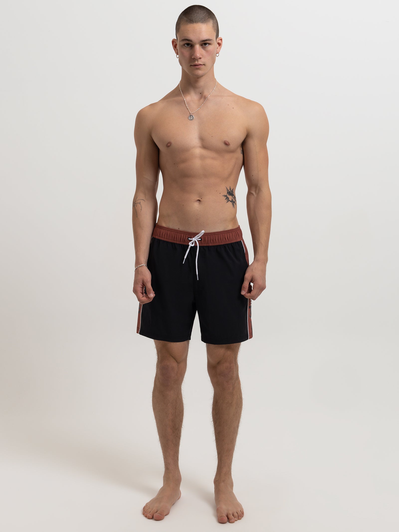 Blackout Swim Shorts in Black