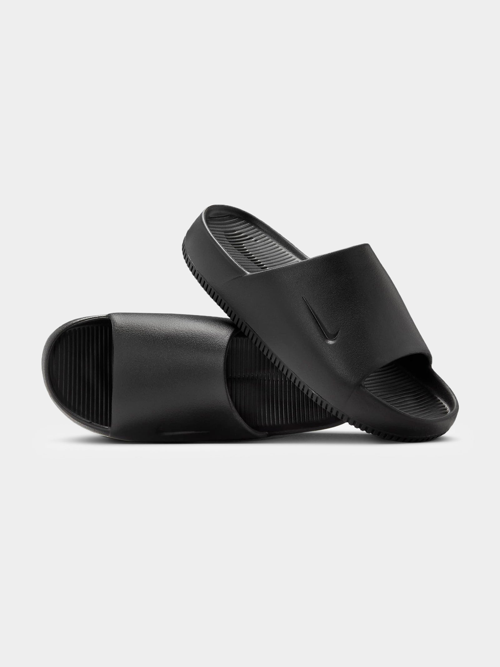 Mens Calm Slides in Black