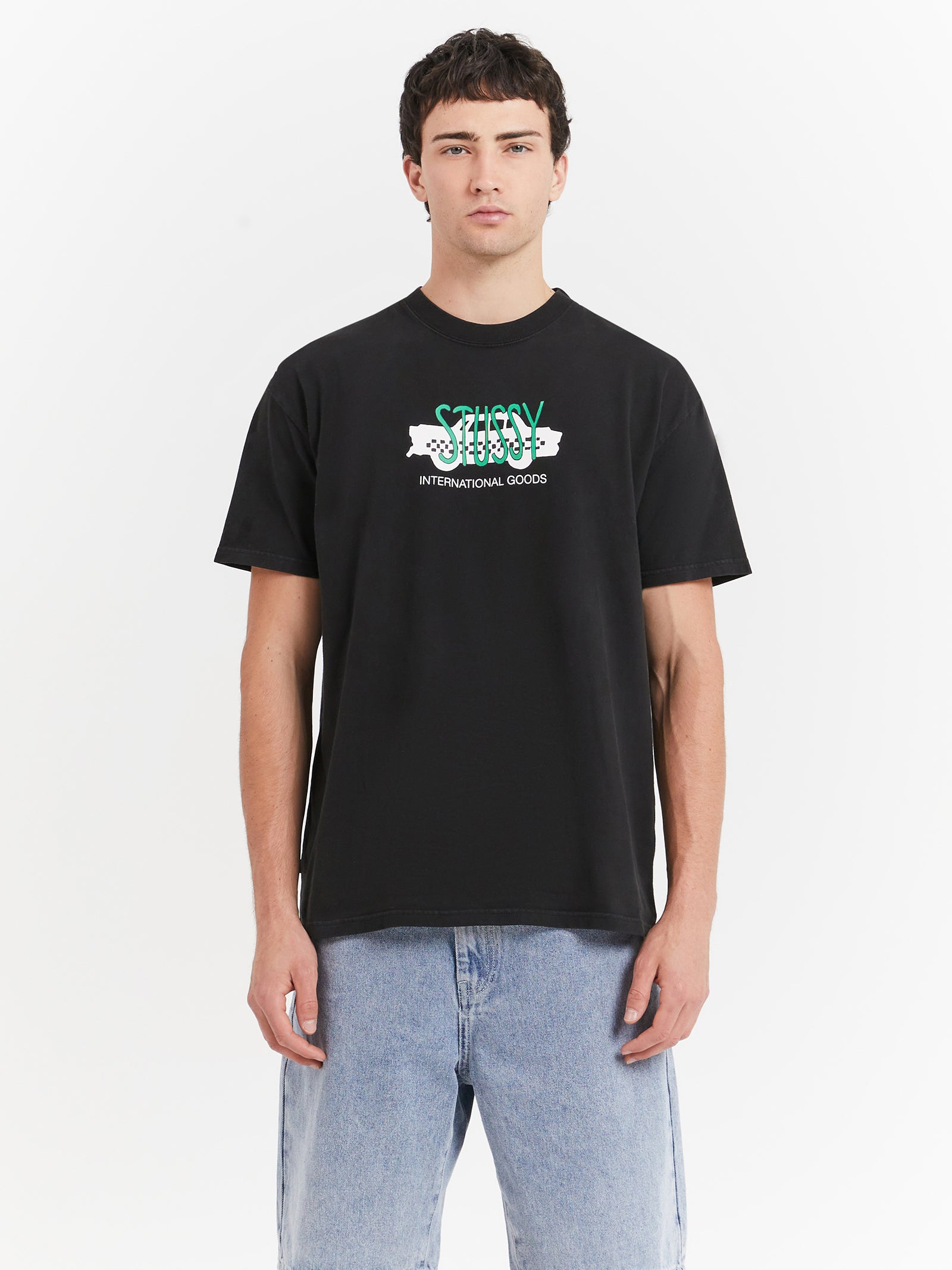 Taxi Cab Heavyweight T-Shirt in Pigment Black