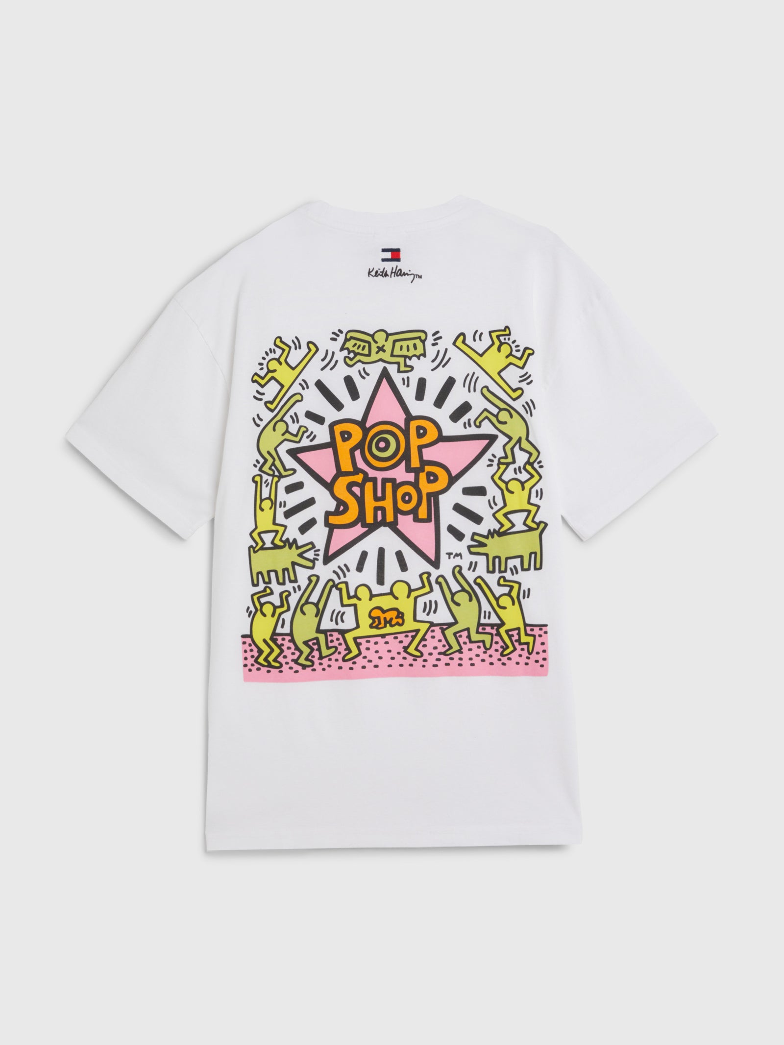 Keith Haring T-Shirt in White & Pop Shop