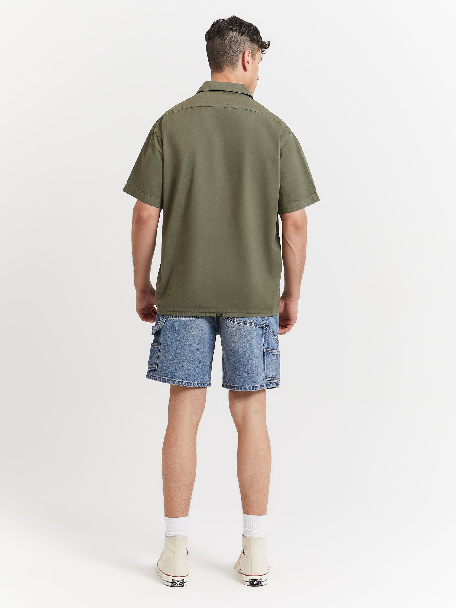 Hard Yakka Short Sleeve Shirt in Army Green