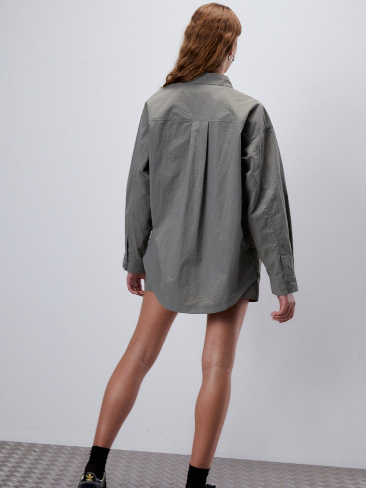 Elodie Spray Shirt in Khaki Green