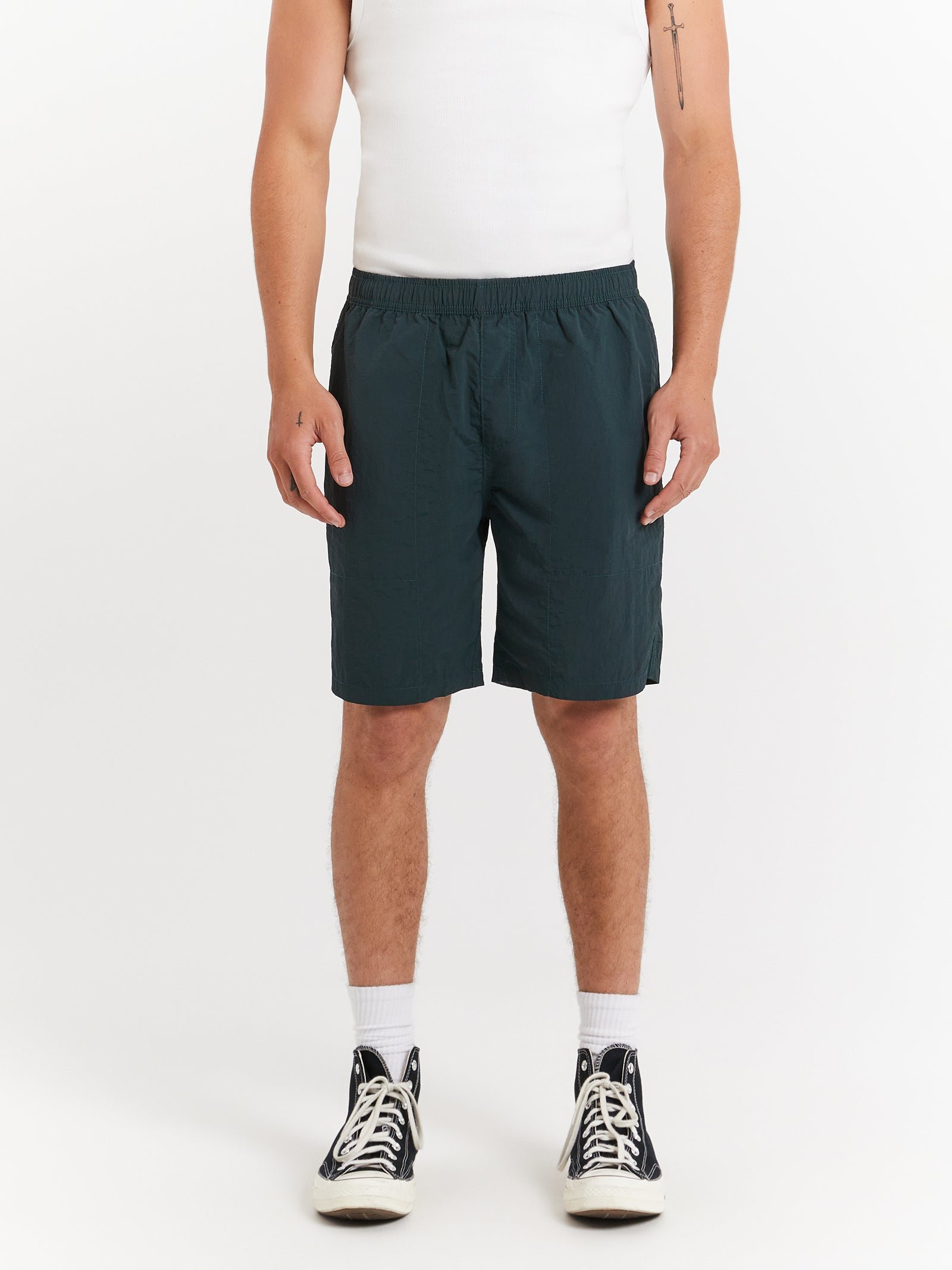 Endless Thrills Shorts in Deep Emerald