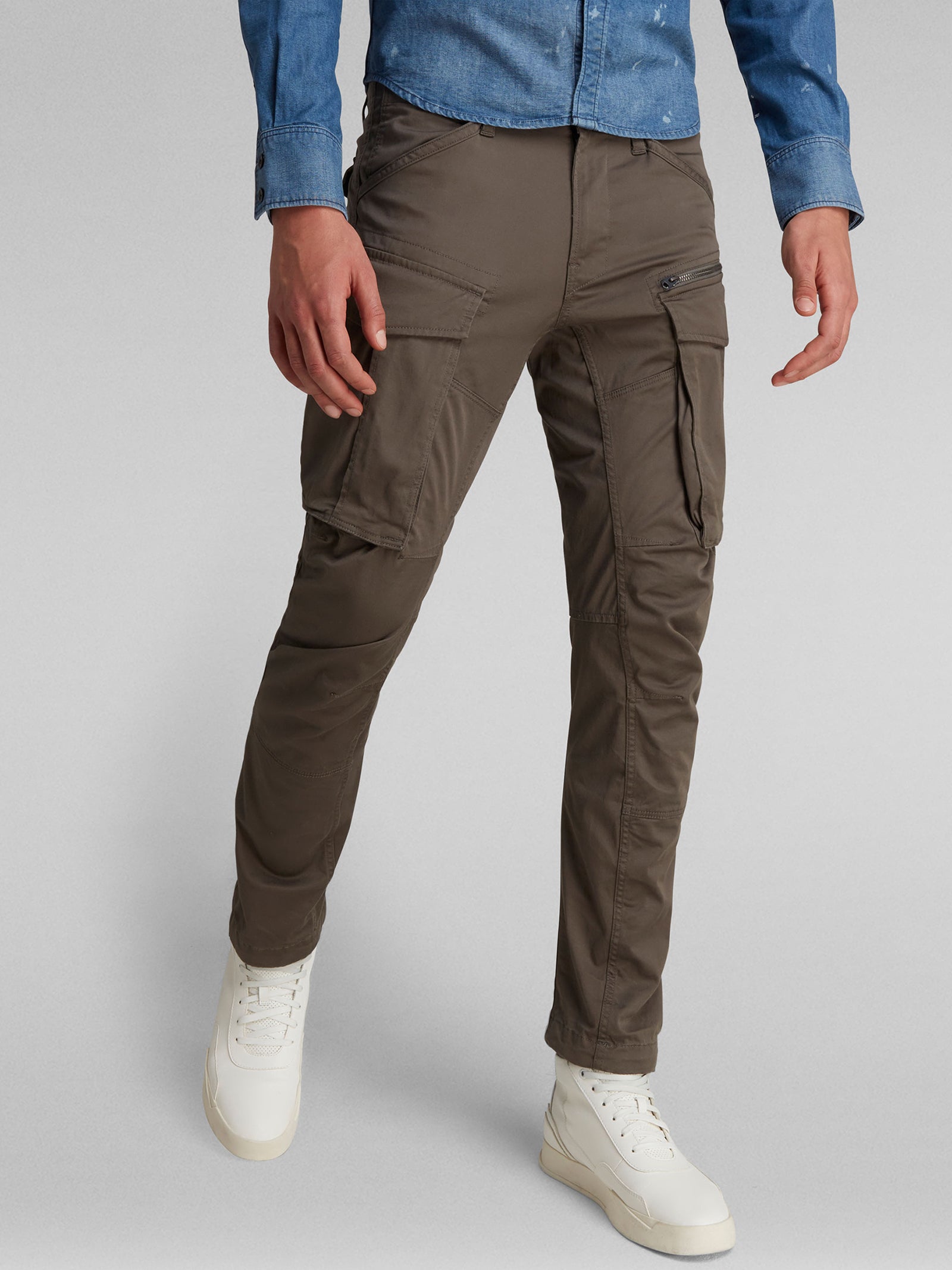 Rovic Zip 3D Regular Tapered Pants