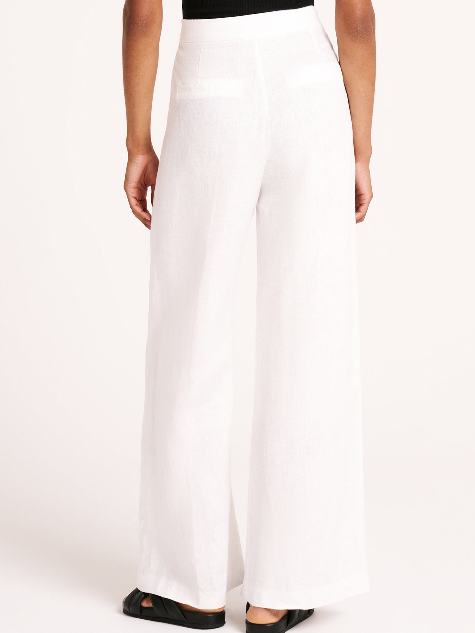 Thilda Linen Pants in White