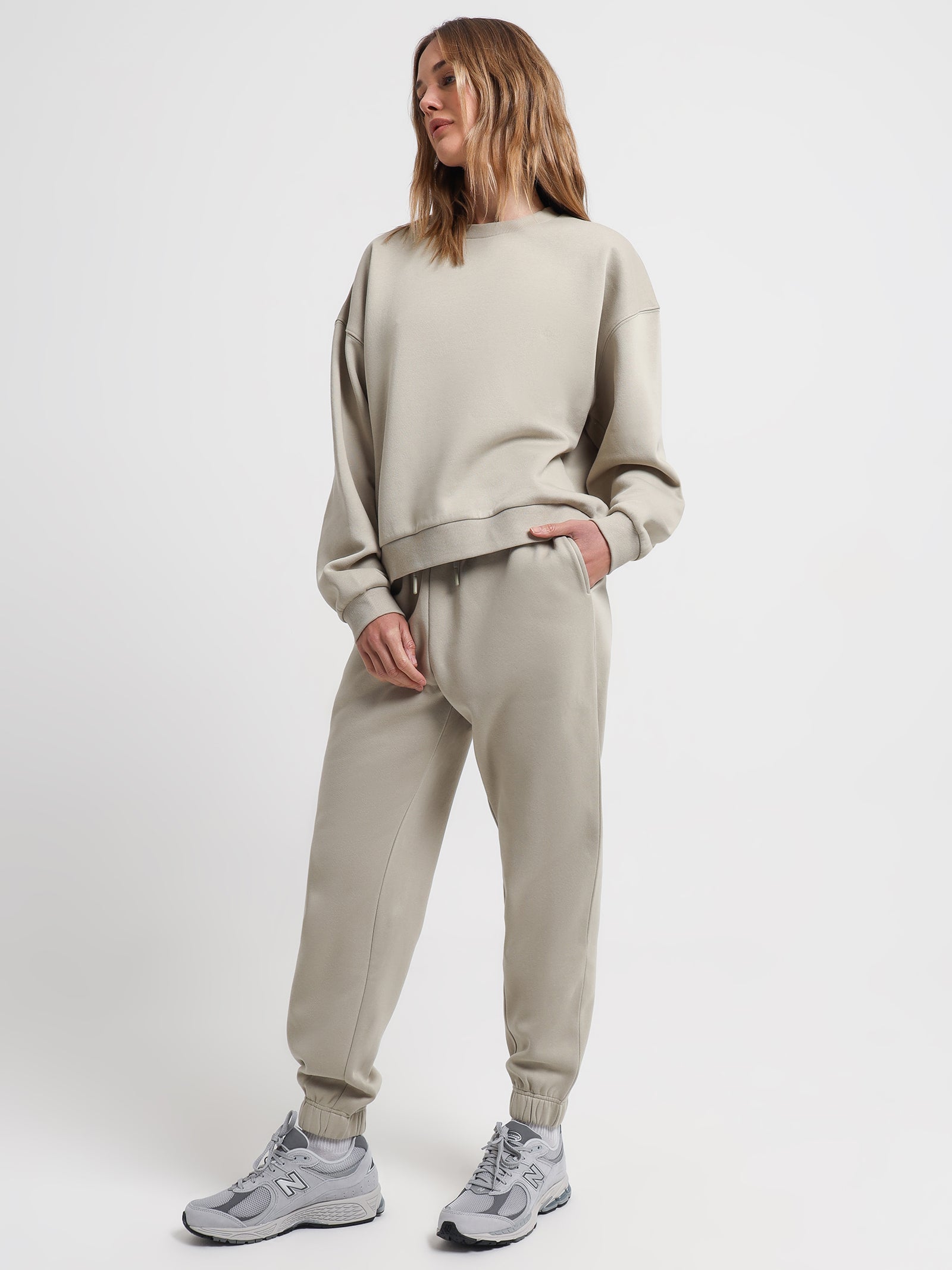 Carter Curated Track Pants in Artichoke