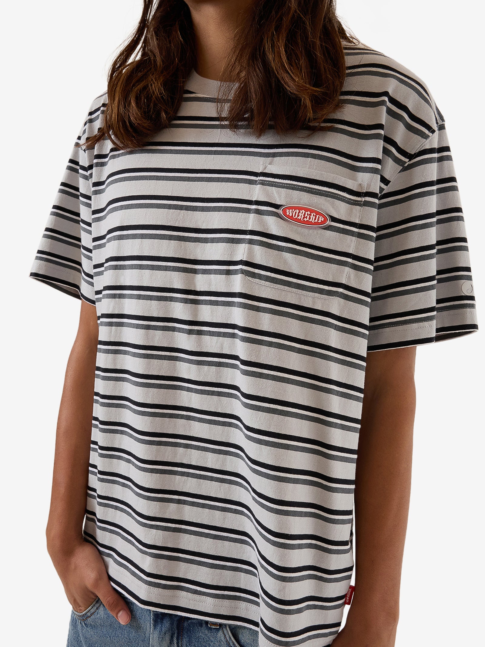 Chalice Stripe Pocket Tee