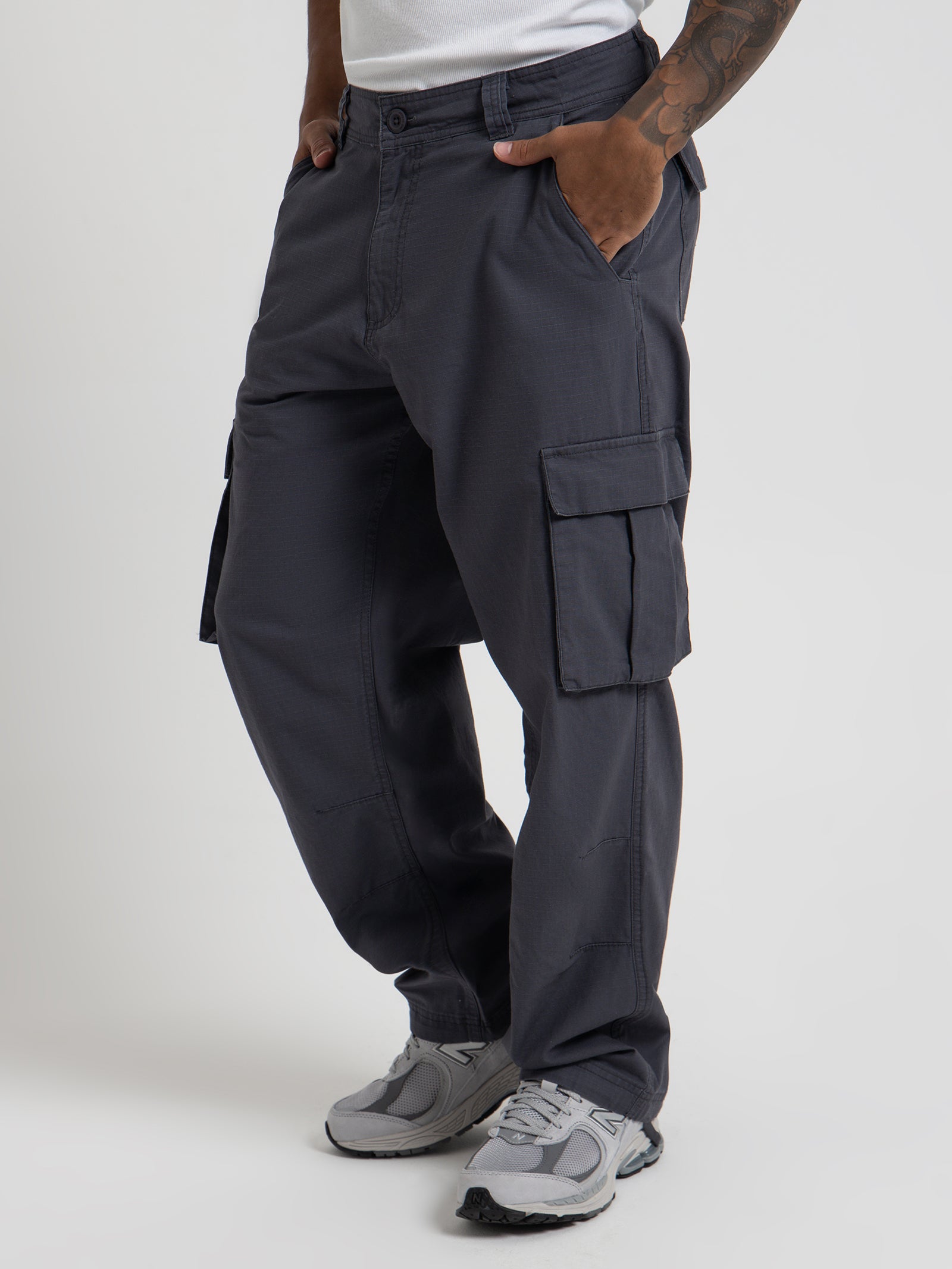 Wyatt Cargo Utility Pants in Marine