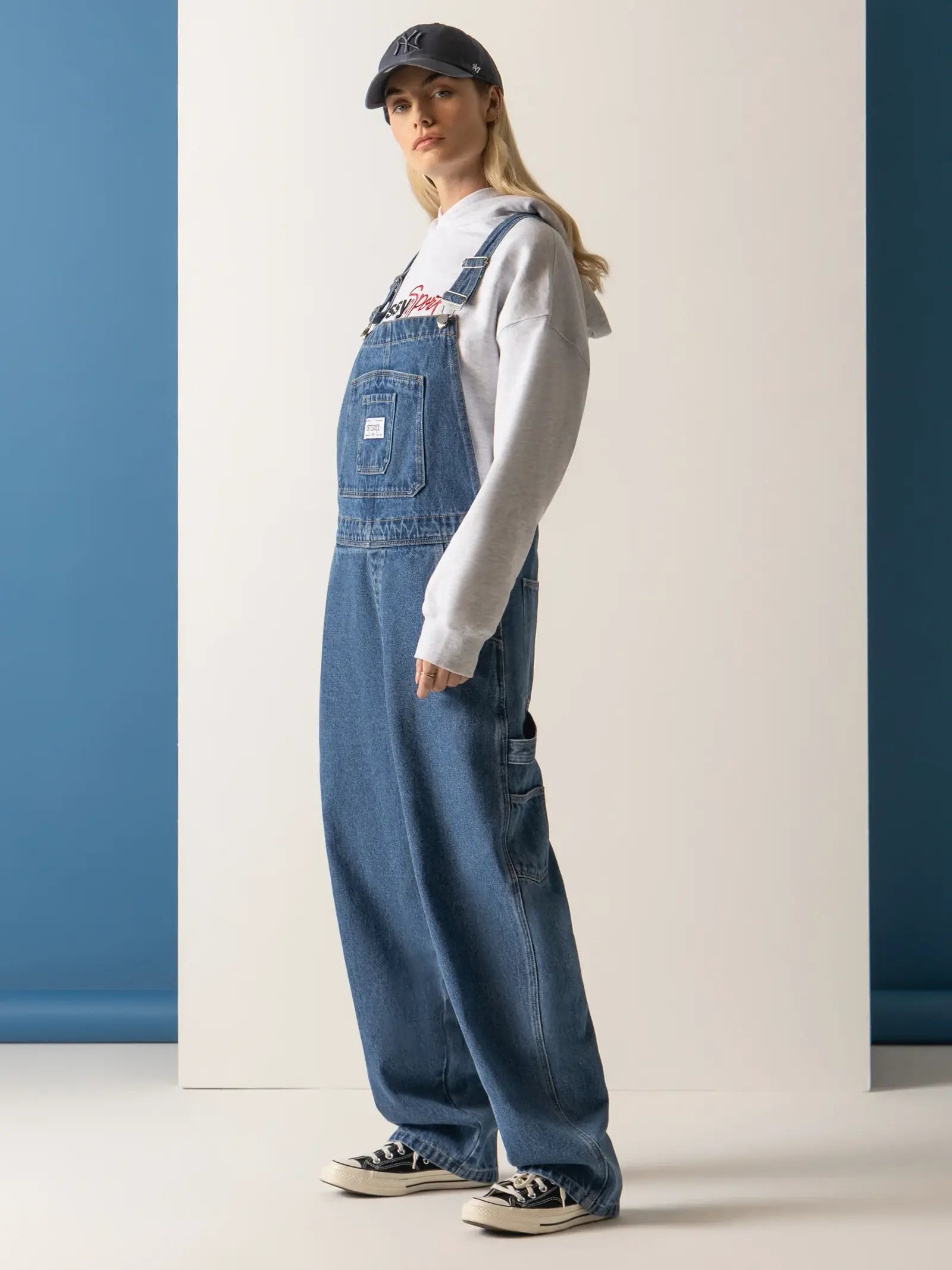 Nevada Denim Overalls in Indigo Denim