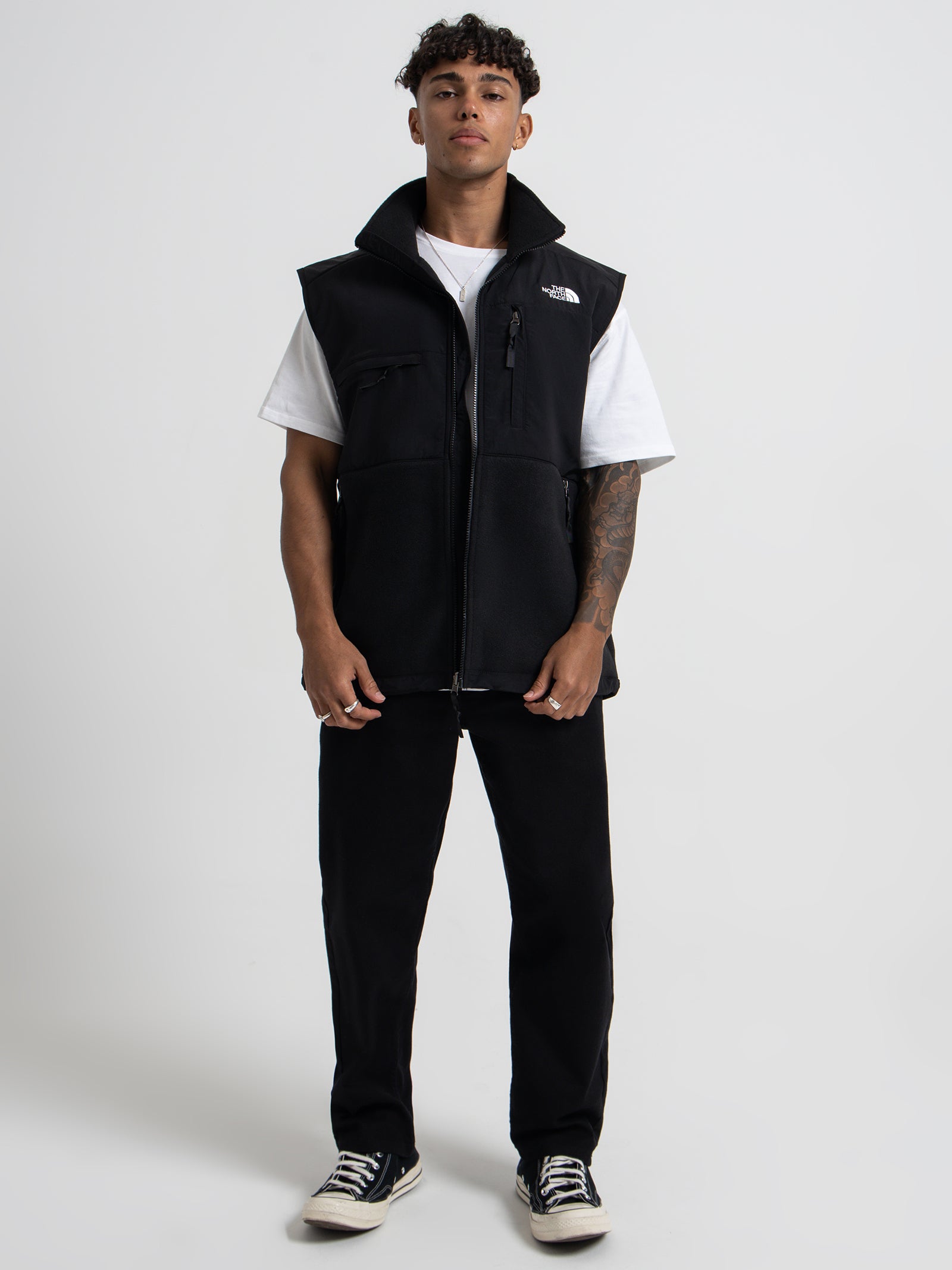 Denali Fleece Vest in Black