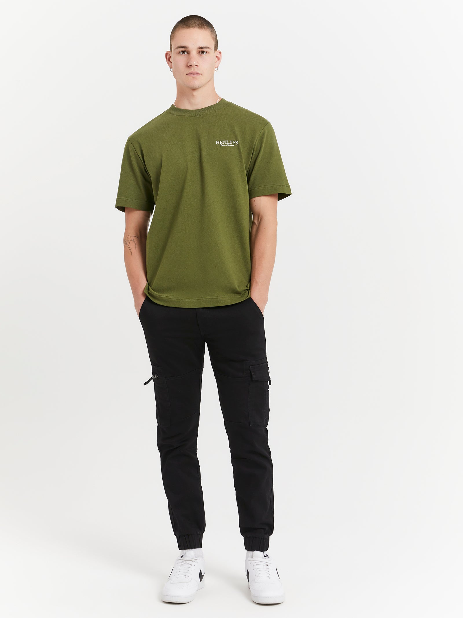 Crest T-Shirt in Khaki