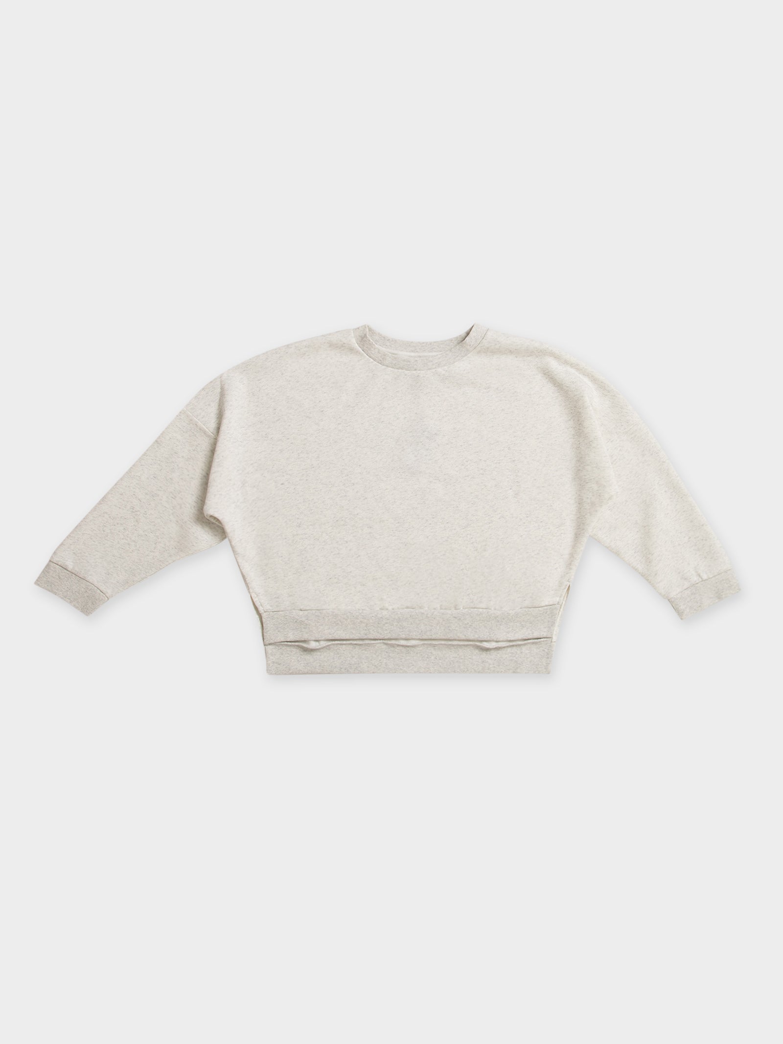 Carter Classic Oversized Sweat in Snow Marle