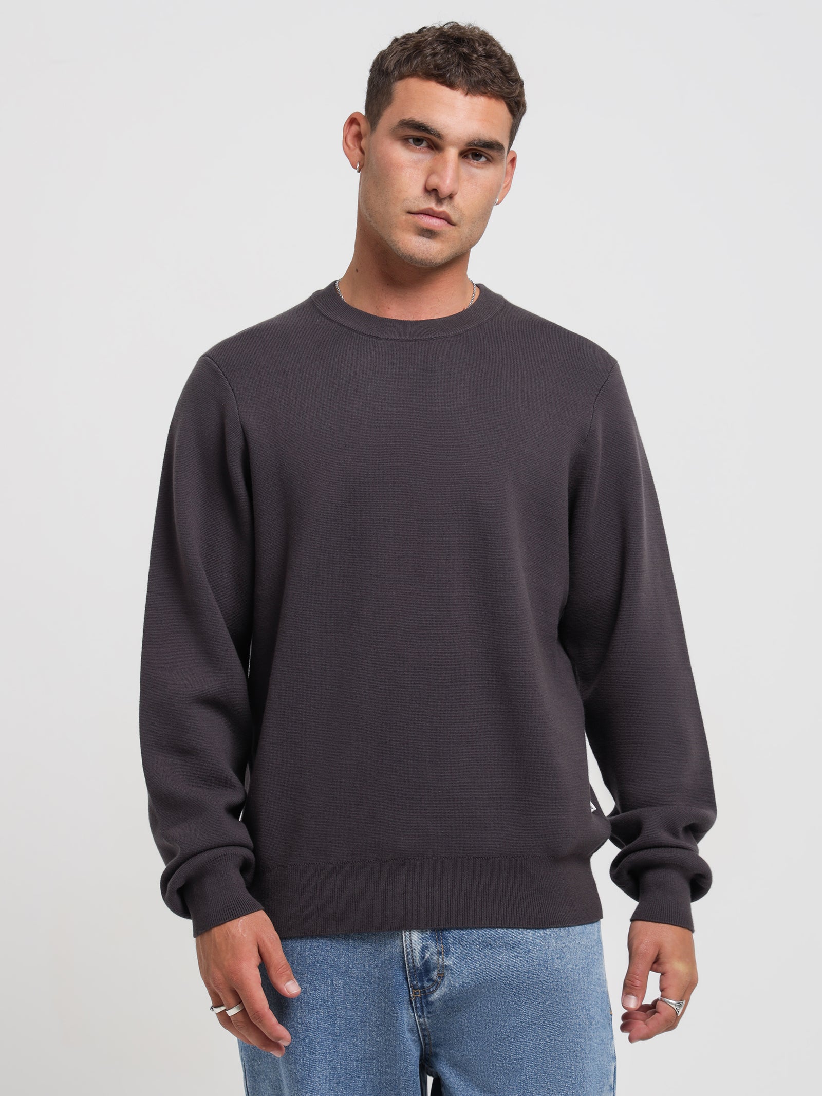 Quinn Knit Sweater in Coal