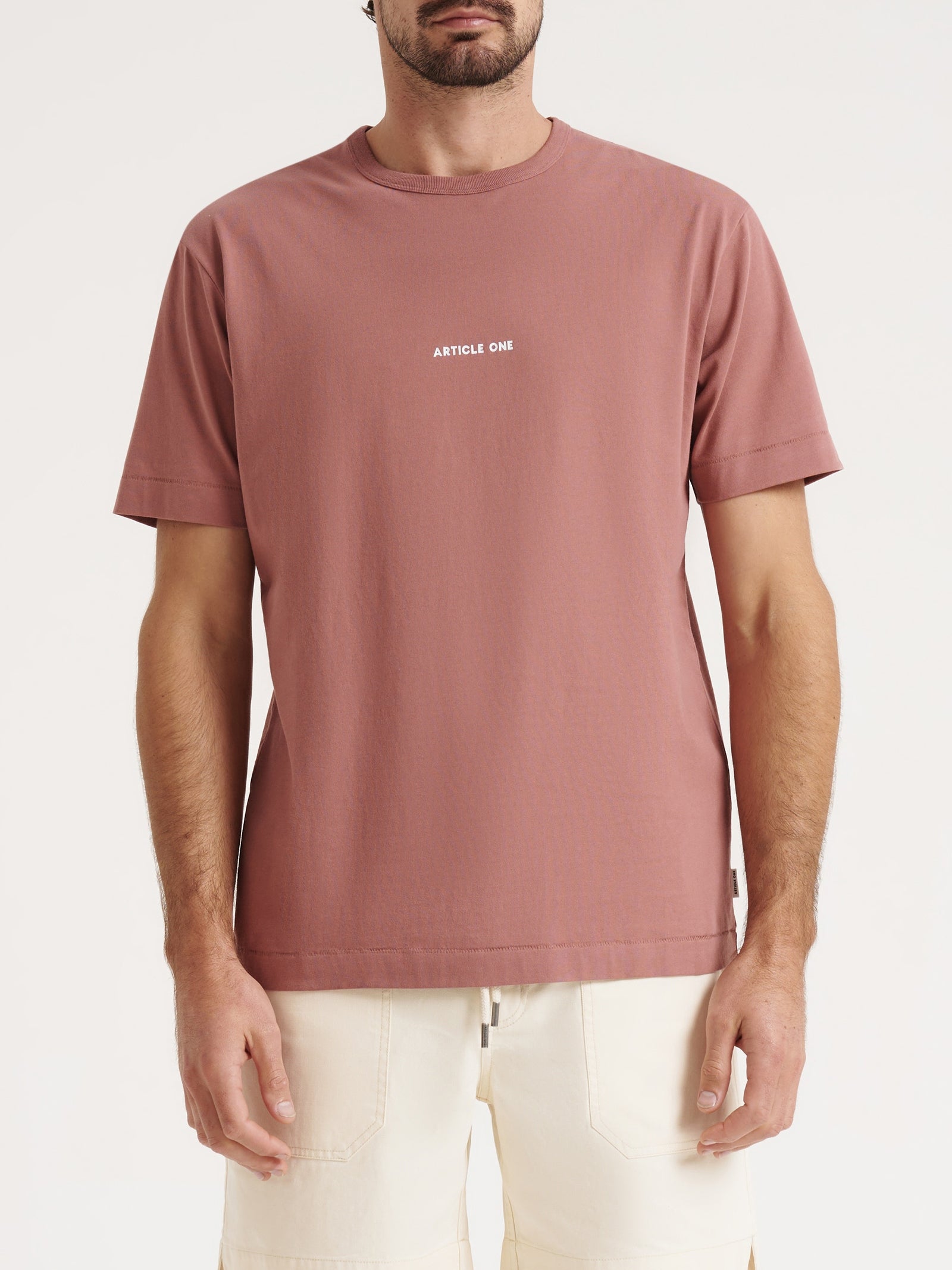 Minimal Logo T-Shirt in Pepper