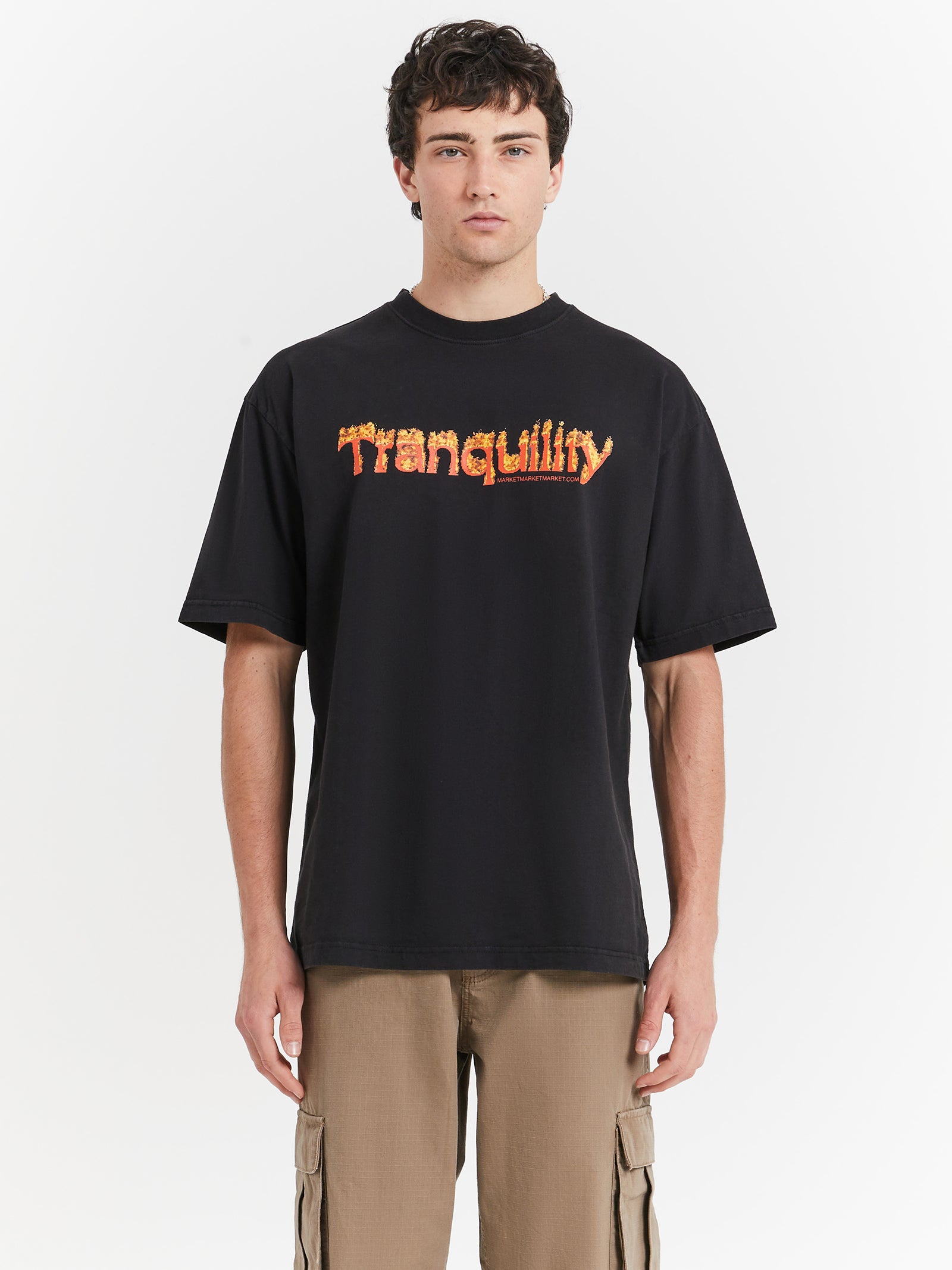 Tranquility T-Shirt in Washed Black