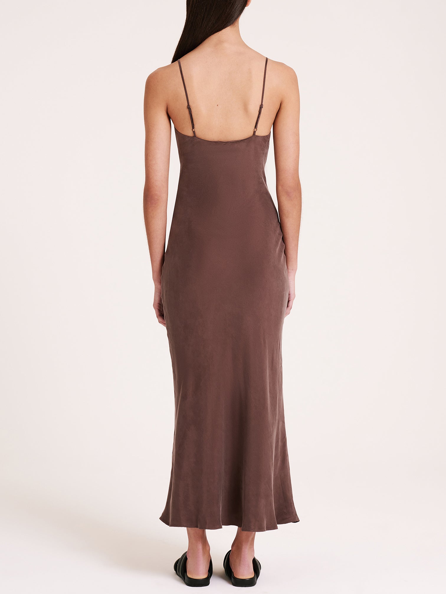 Sia Cupro Slip Dress in Chico