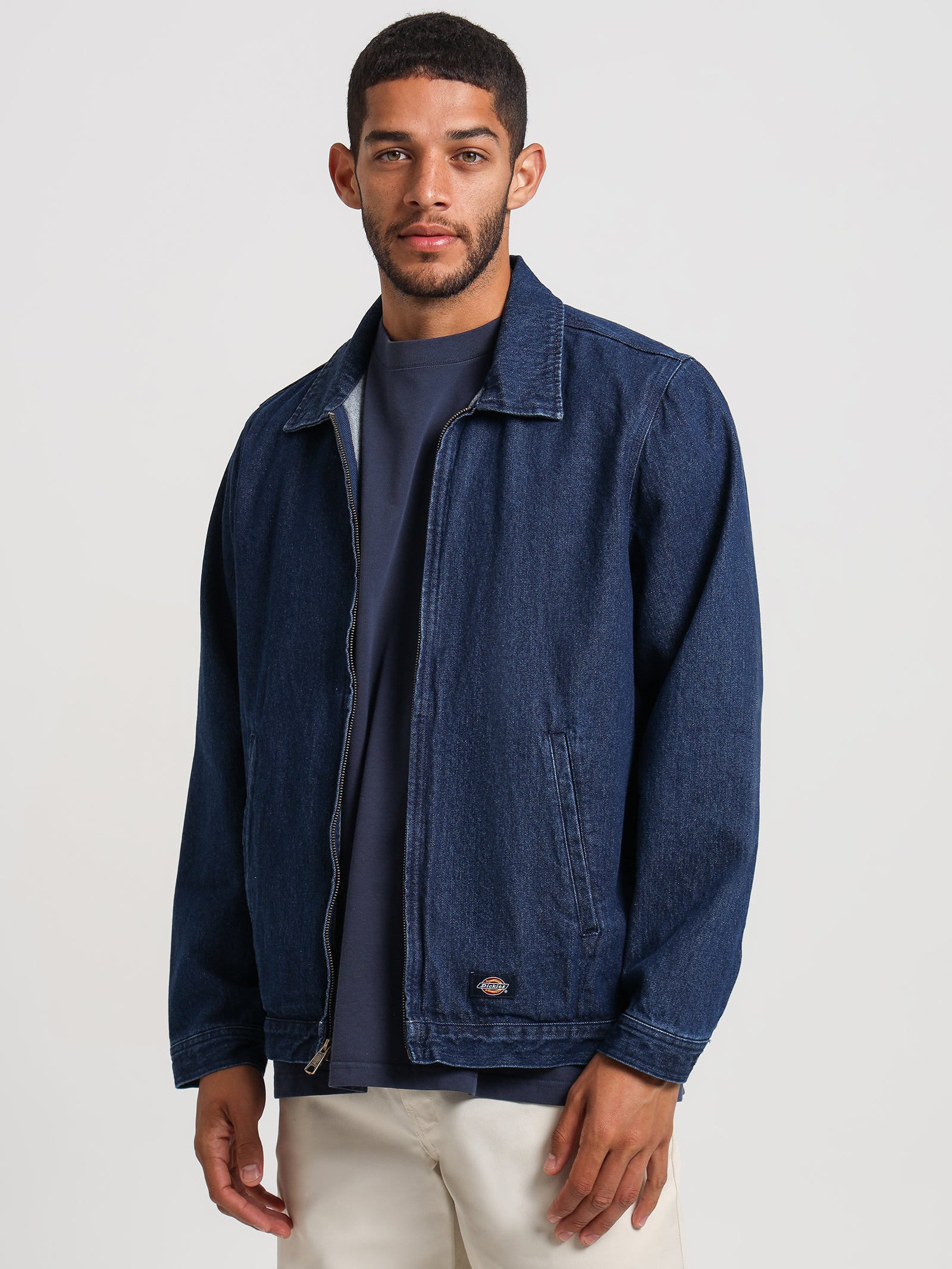 Eisenhower Denim Jacket in Rinsed Indigo