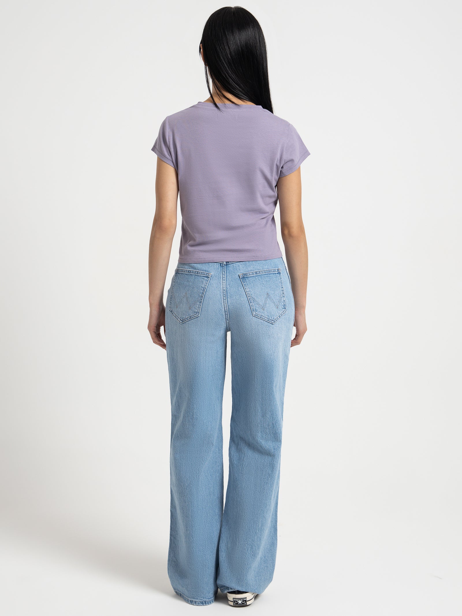 High Bells Flared Jeans in Blue Swell